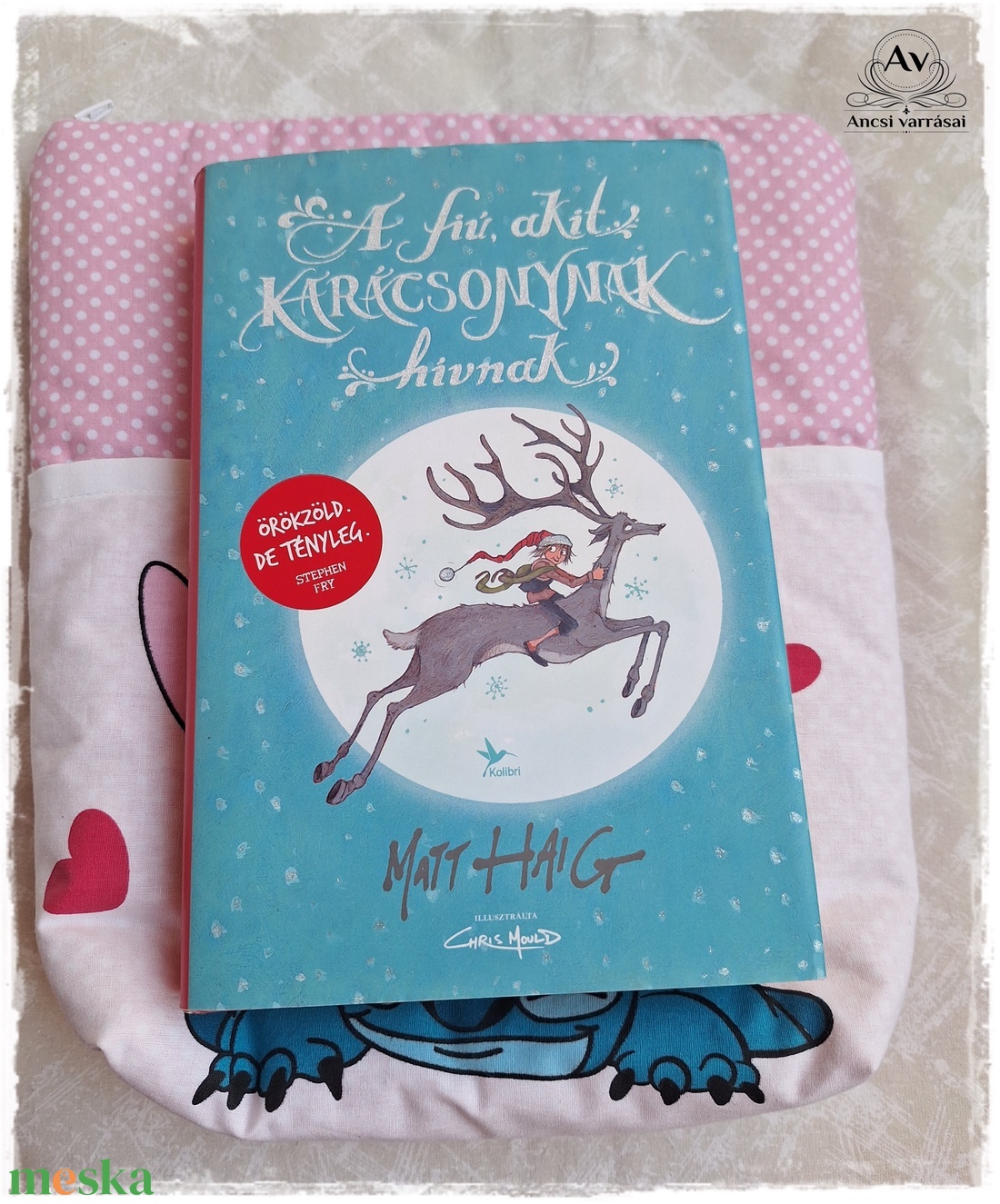 Könyvvédő - táska & tok - neszesszer - Meska.hu