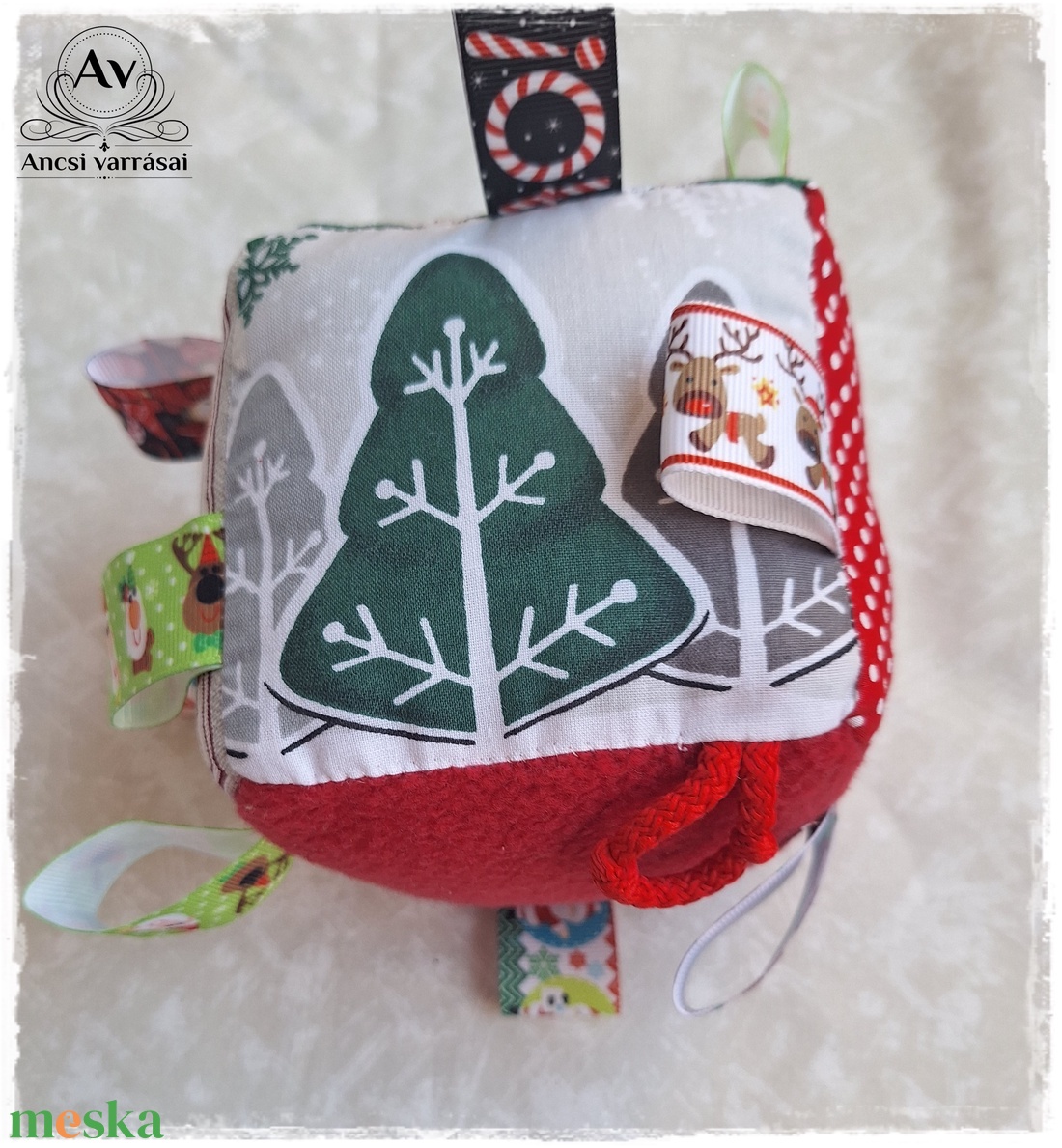 Címkés csörgő babakocka - játék & sport - 3 éves kor alattiaknak - babakocka - Meska.hu