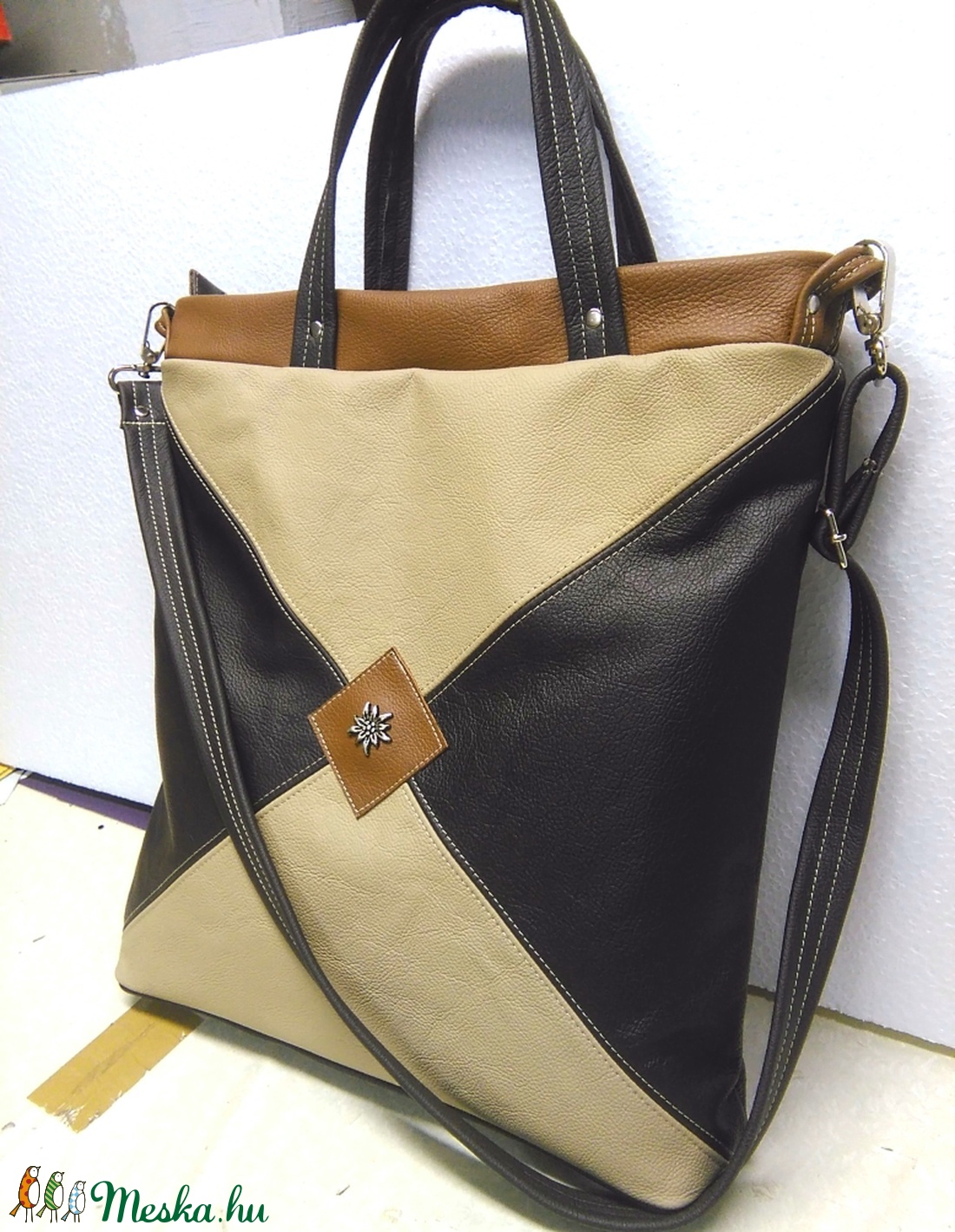 Akció!!! Marhabőr  elegáns női kézitáska válltáska oldaltáska bőrtáska -  - Meska.hu