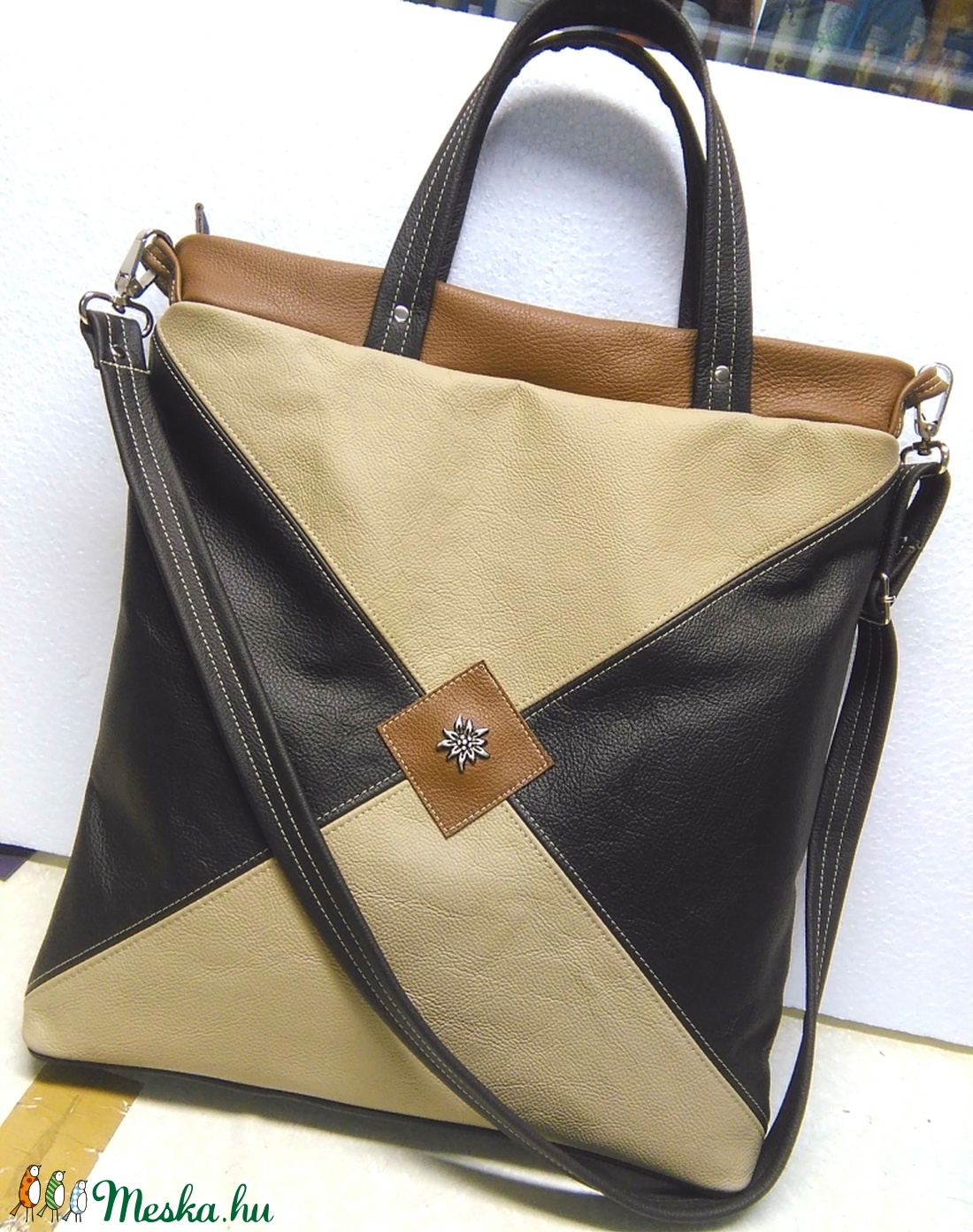 Akció!!! Marhabőr  elegáns női kézitáska válltáska oldaltáska bőrtáska -  - Meska.hu
