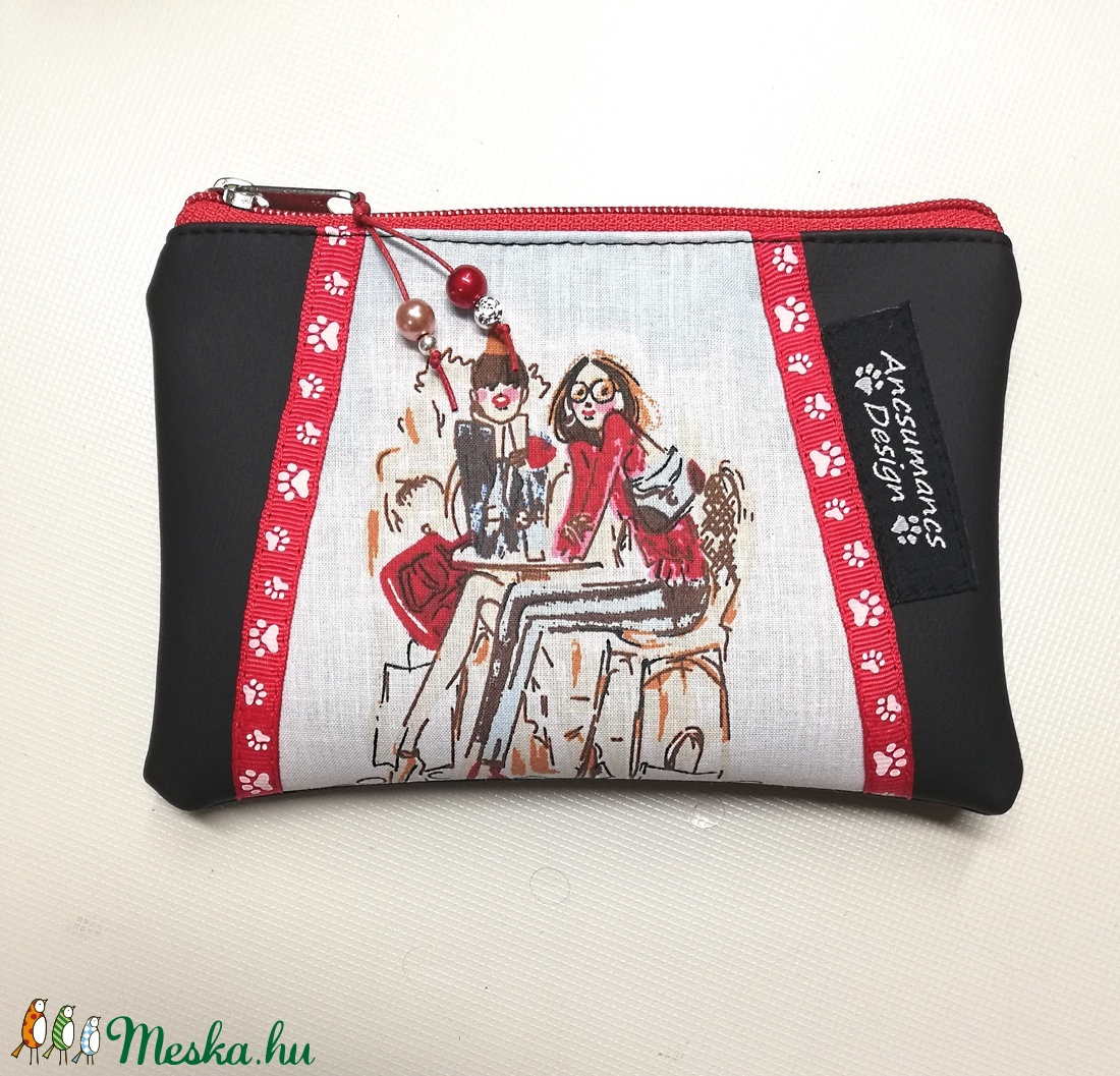 Kétrekeszes pénztárca neszesszer - Csajos -  - Meska.hu