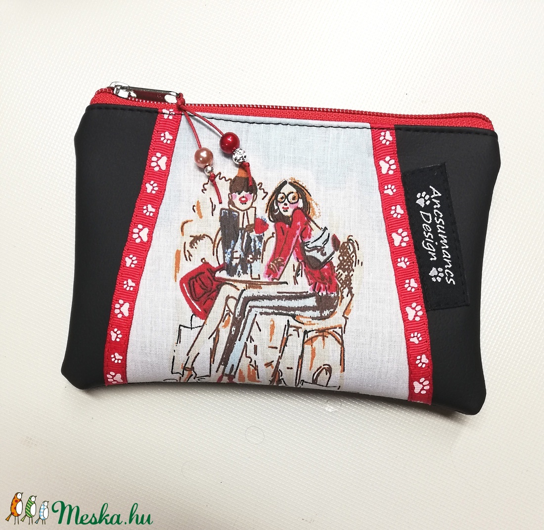 Kétrekeszes pénztárca neszesszer - Csajos -  - Meska.hu