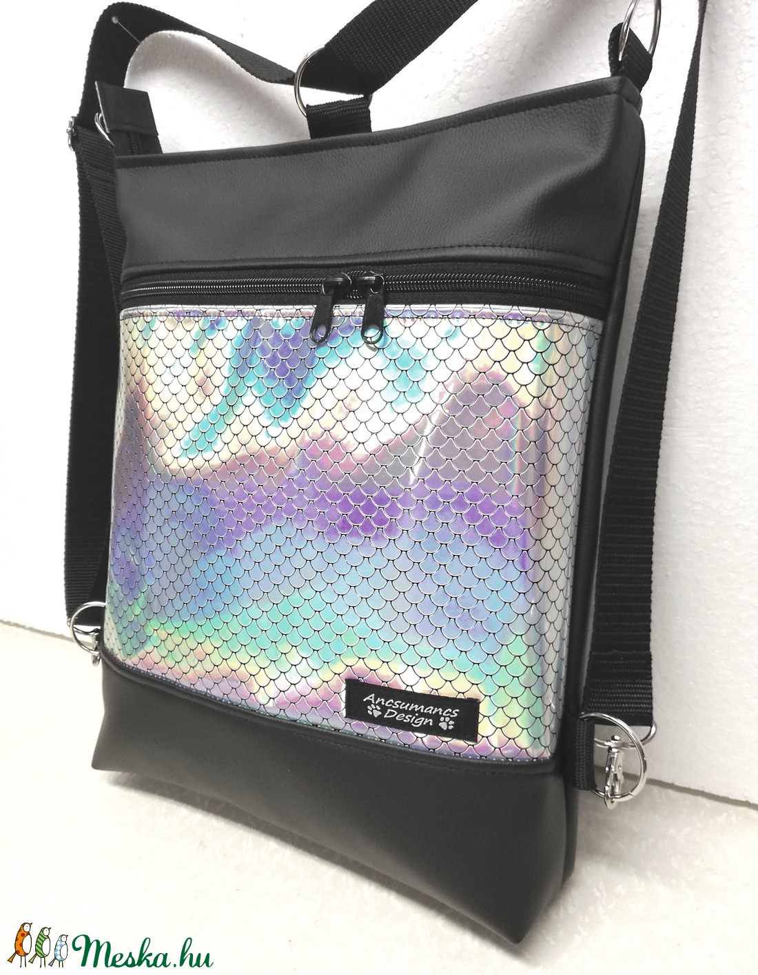 3in1 hologramos hátizsák univerzális táska  -  - Meska.hu