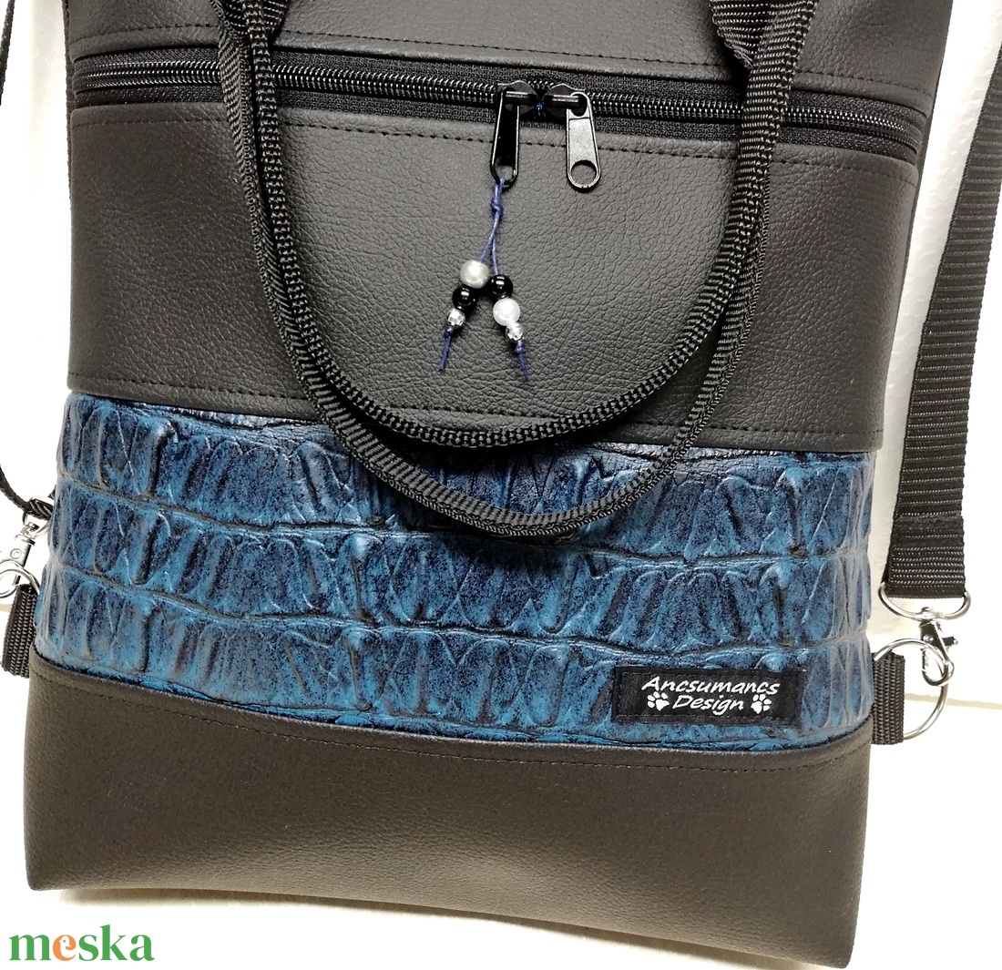 4in1 hátizsák univerzális rohangálós táska 3d kék betéttel - táska & tok - hátizsák - hátizsák - Meska.hu