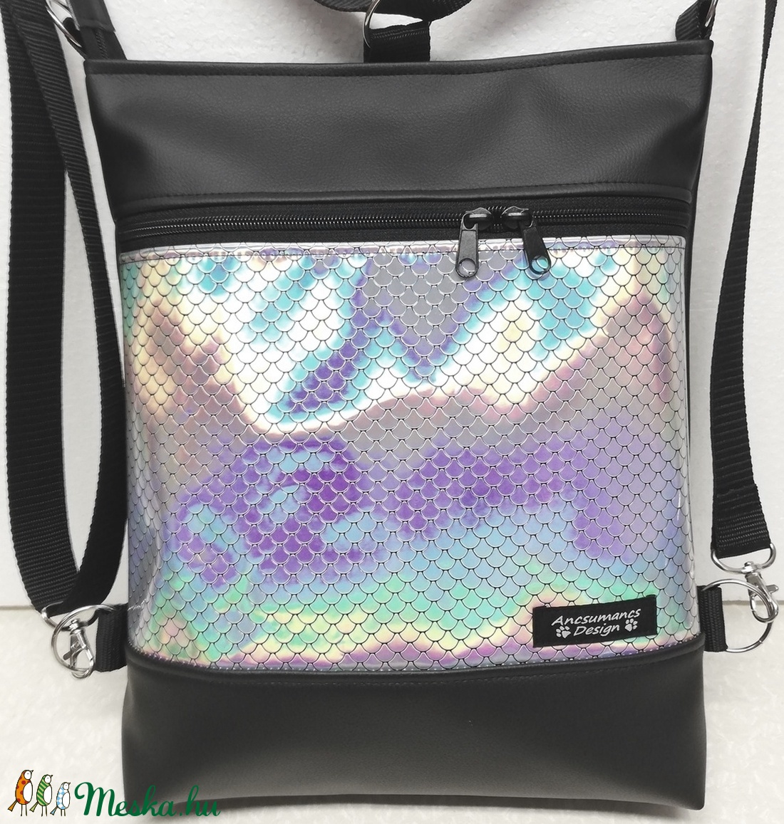 3in1 hologramos hátizsák univerzális táska  -  - Meska.hu