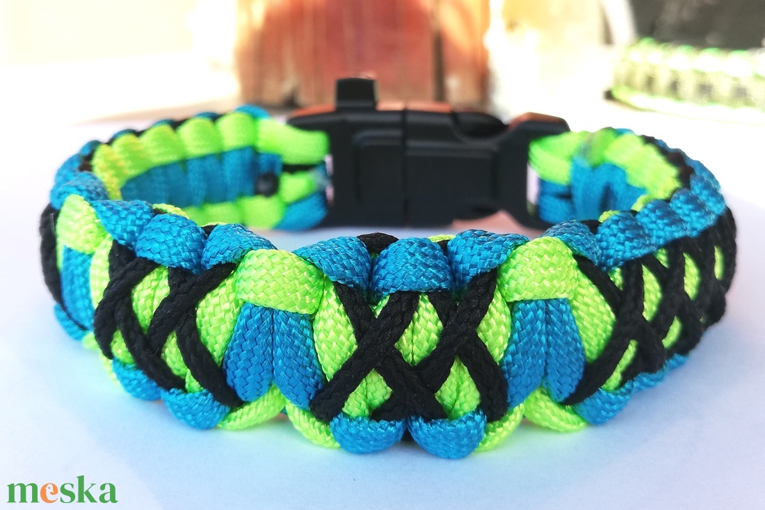 Taktikai Túlélő Paracord Karkötő 3 Funkciós Csattal Tricolor X-Cobra (Felnőtt L Méret) - ékszer - karkötő - fonott karkötő - Meska.hu Taktikai Túlélő Paracord Karkötő 3 Funkciós Csattal Tricolor X-Cobra (Felnőtt L Méret) - ékszer - karkötő - fonott karkötő - Meska.hu