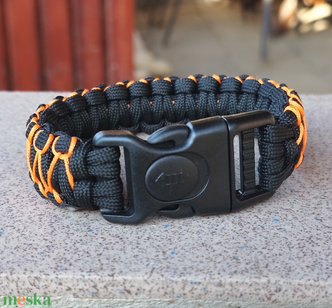 Designer túlélő paracord karkötő biztonsági csattal COBRA RIDER STITCH KTM Fekete narancssárga (csuklóméret 19-20cm) - ékszer - karkötő - fonott karkötő - Meska.hu Designer túlélő paracord karkötő biztonsági csattal COBRA RIDER STITCH KTM Fekete narancssárga (csuklóméret 19-20cm) - ékszer - karkötő - fonott karkötő - Meska.hu