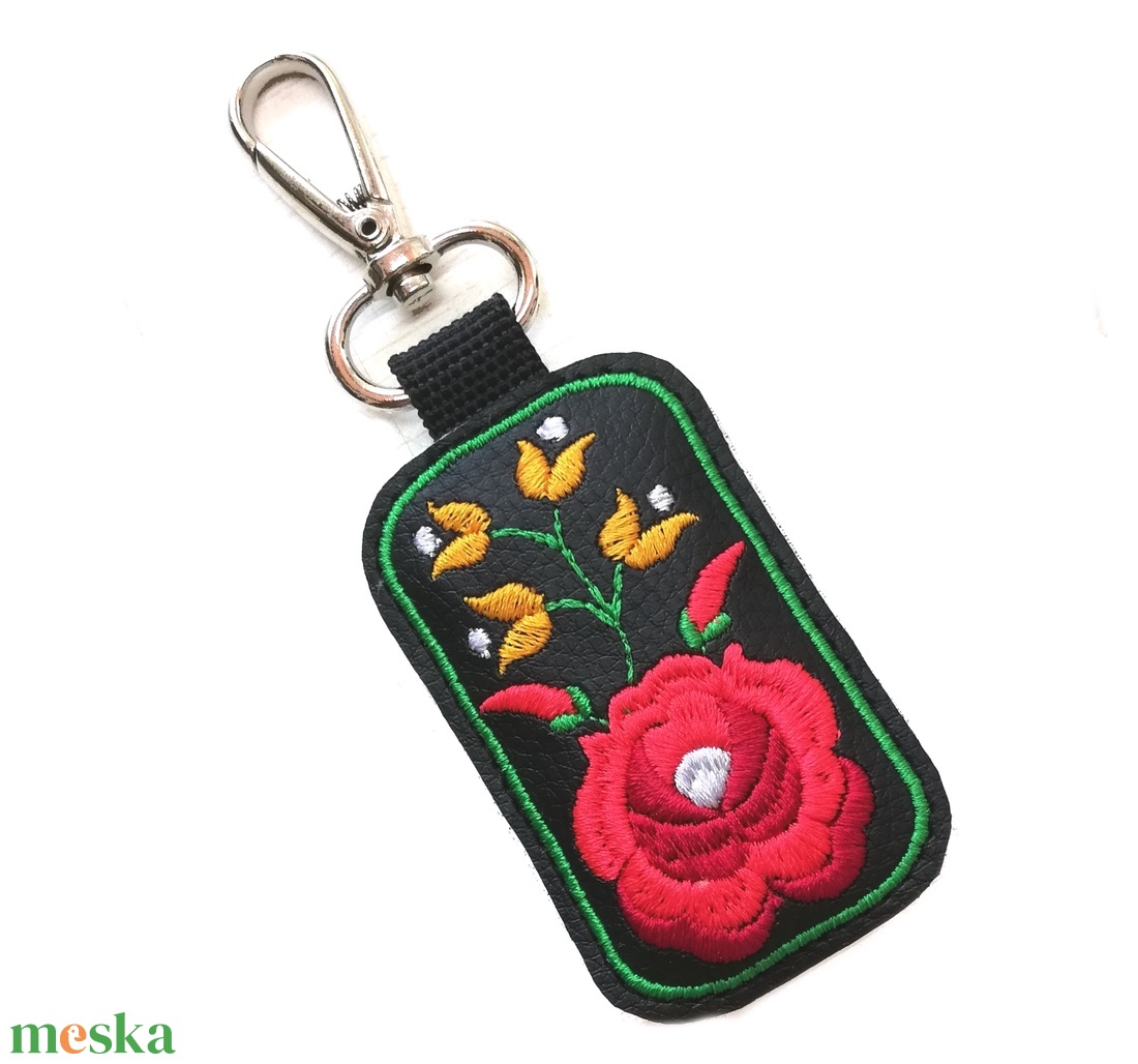 MAXI méretű hímzett sokzsebes textilbőr pakolós táska szett Hungarian Folkart06 - táska & tok - táska szett - Meska.hu
