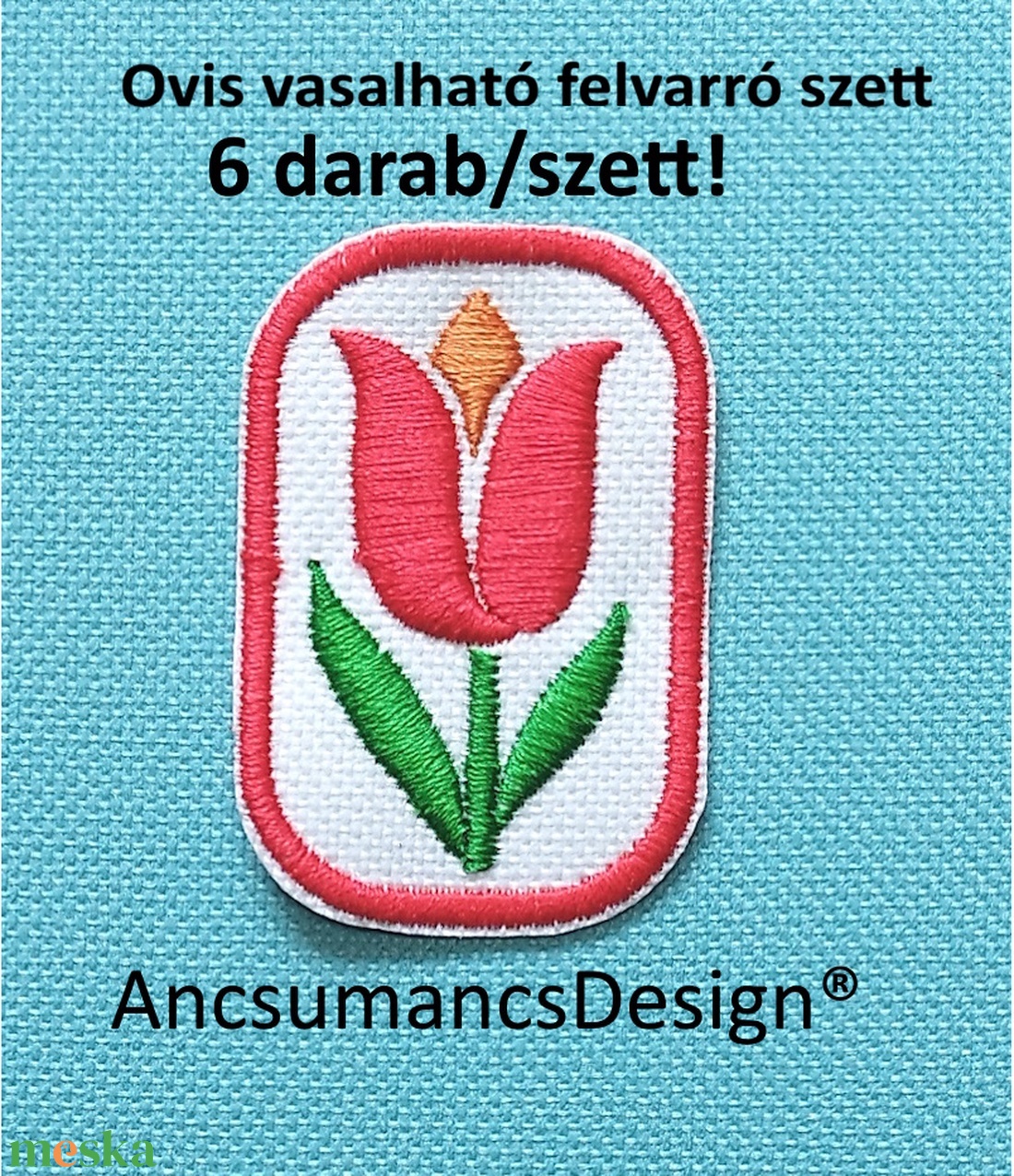 Vasalható varrható hímzett felvarró ovisjel óvodai jel Tulipán 5cm 6db/szett - játék & sport - ovis felszerelés - óvodai jelek - Meska.hu Vasalható varrható hímzett felvarró ovisjel óvodai jel Tulipán 5cm 6db/szett - játék & sport - ovis felszerelés - óvodai jelek - Meska.hu