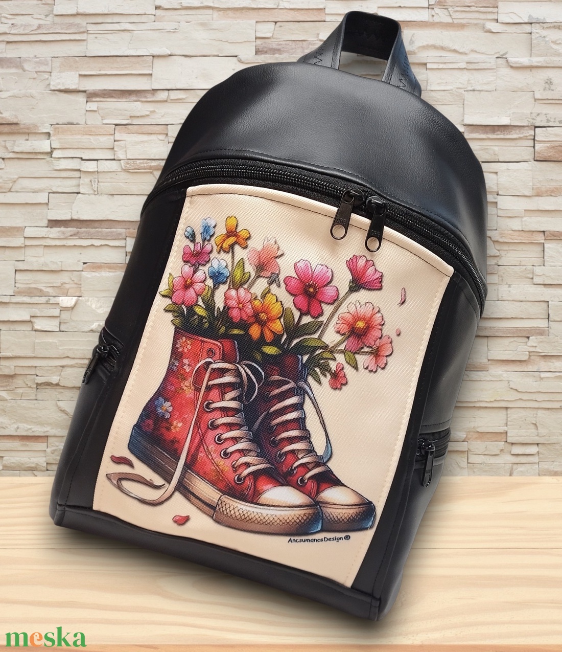 Virágzó cipők - MAXIM BackPack L hátizsák textilbőr pántokkal 36x30x16 - táska & tok - hátizsák - hátizsák - Meska.hu Virágzó cipők - MAXIM BackPack L hátizsák textilbőr pántokkal 36x30x16 - táska & tok - hátizsák - hátizsák - Meska.hu