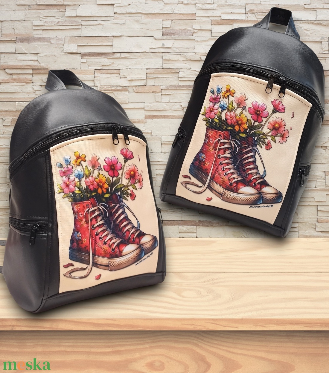 Virágzó cipők - MAXIM BackPack L hátizsák textilbőr pántokkal 36x30x16 - táska & tok - hátizsák - hátizsák - Meska.hu Virágzó cipők - MAXIM BackPack L hátizsák textilbőr pántokkal 36x30x16 - táska & tok - hátizsák - hátizsák - Meska.hu