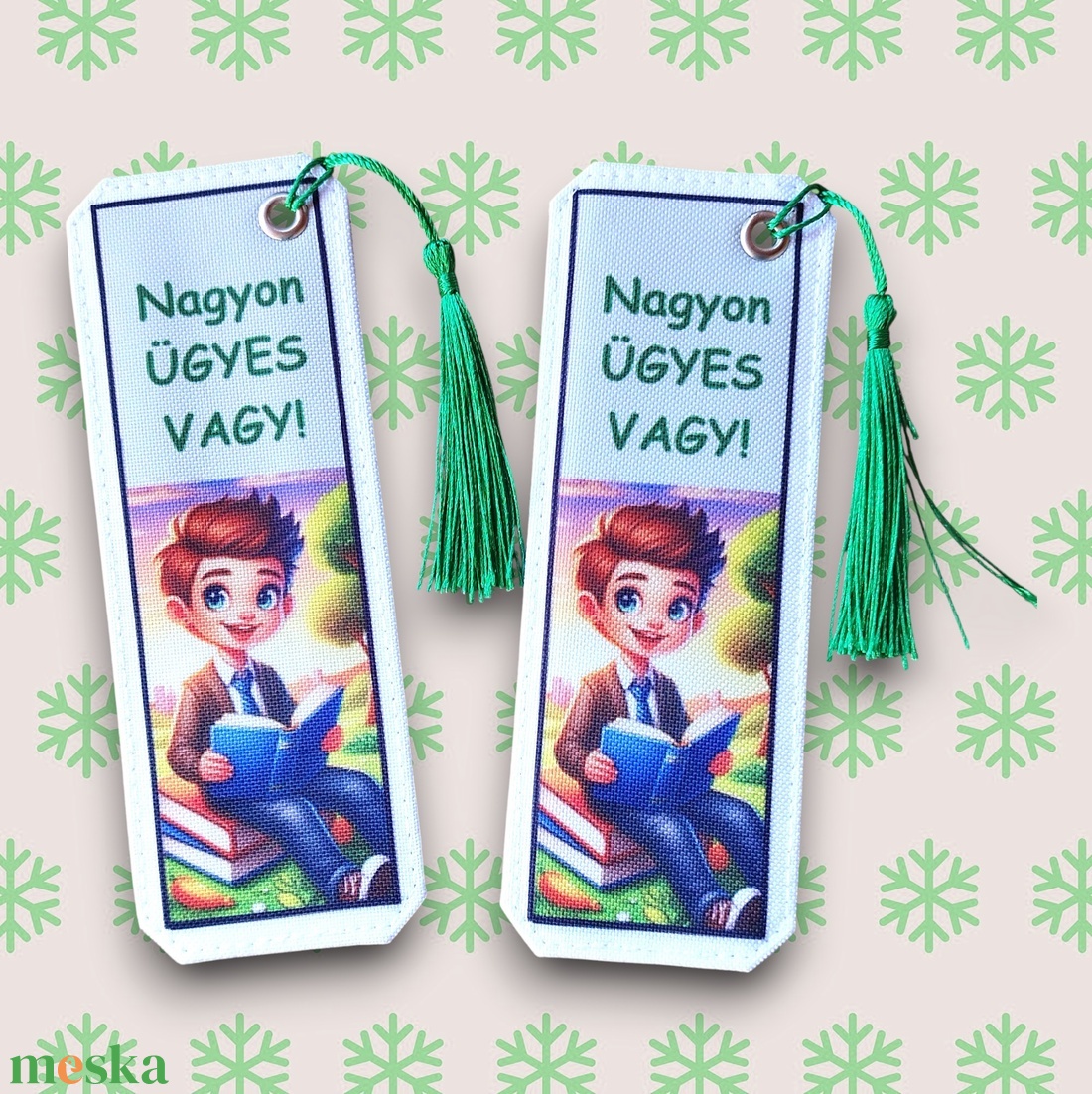 Motívációs könyvjelző - Fiú - Nagyon ügyes vagy! - könyv & zene - könyvjelző - Meska.hu