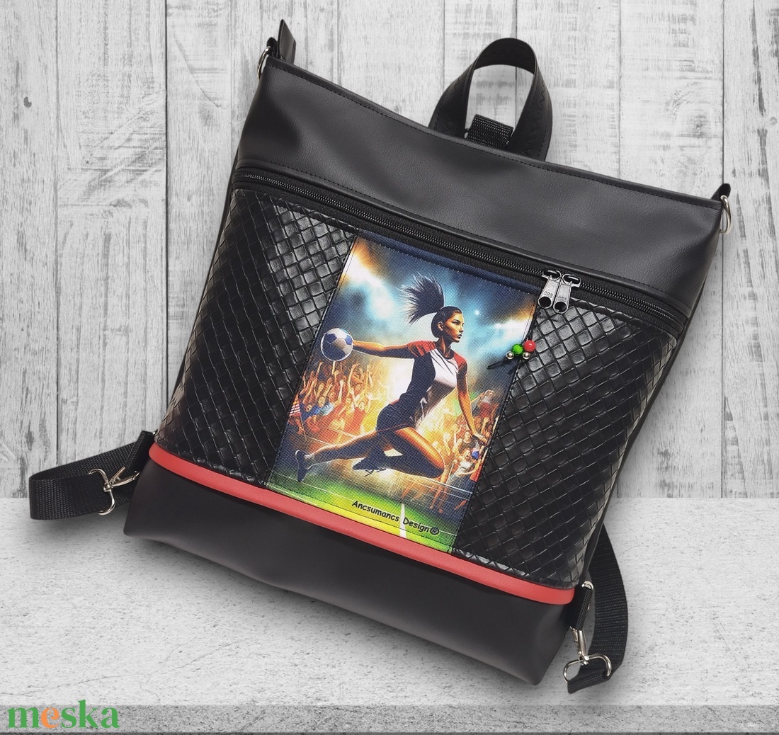 Kézilabda 3in1 nagy csini univerzális táska hátizsák - táska & tok - hátizsák - hátizsák - Meska.hu