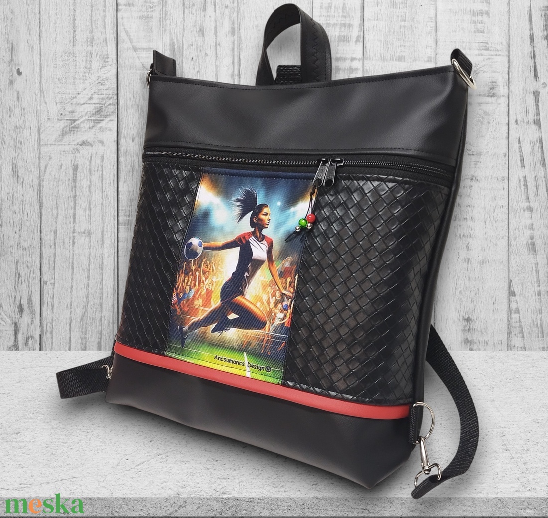 Kézilabda 3in1 nagy csini univerzális táska hátizsák - táska & tok - hátizsák - hátizsák - Meska.hu