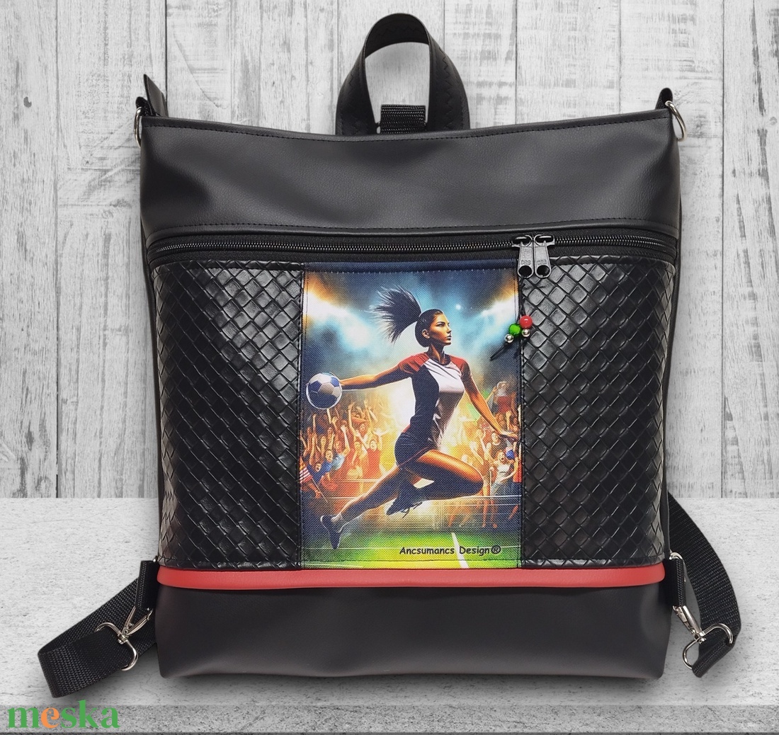 Kézilabda 3in1 nagy csini univerzális táska hátizsák - táska & tok - hátizsák - hátizsák - Meska.hu