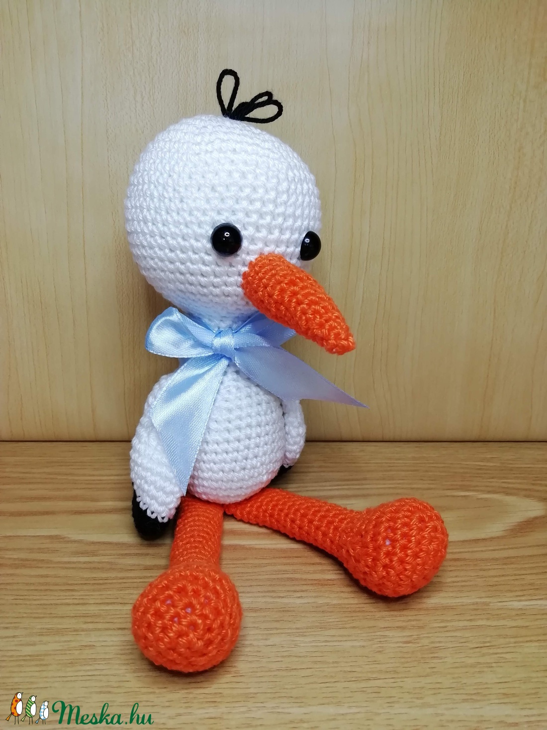 Amigurumi gólya - játék & sport - plüssállat & játékfigura - más figura - Meska.hu Amigurumi gólya - játék & sport - plüssállat & játékfigura - más figura - Meska.hu
