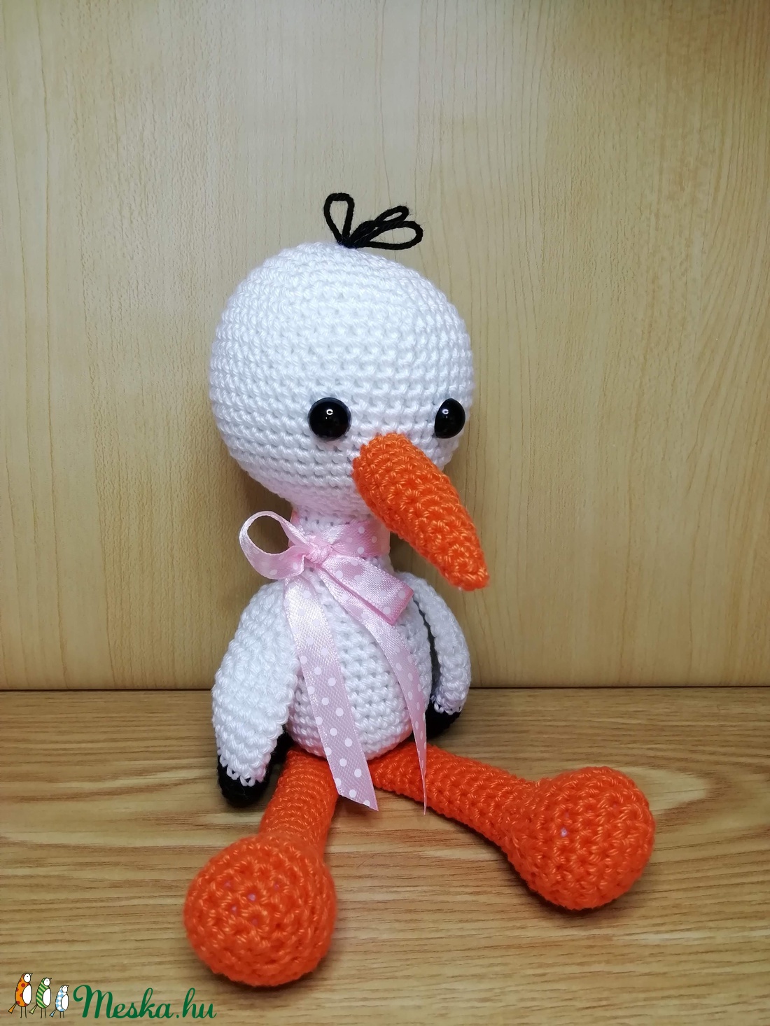 Amigurumi gólya - játék & sport - plüssállat & játékfigura - más figura - Meska.hu Amigurumi gólya - játék & sport - plüssállat & játékfigura - más figura - Meska.hu