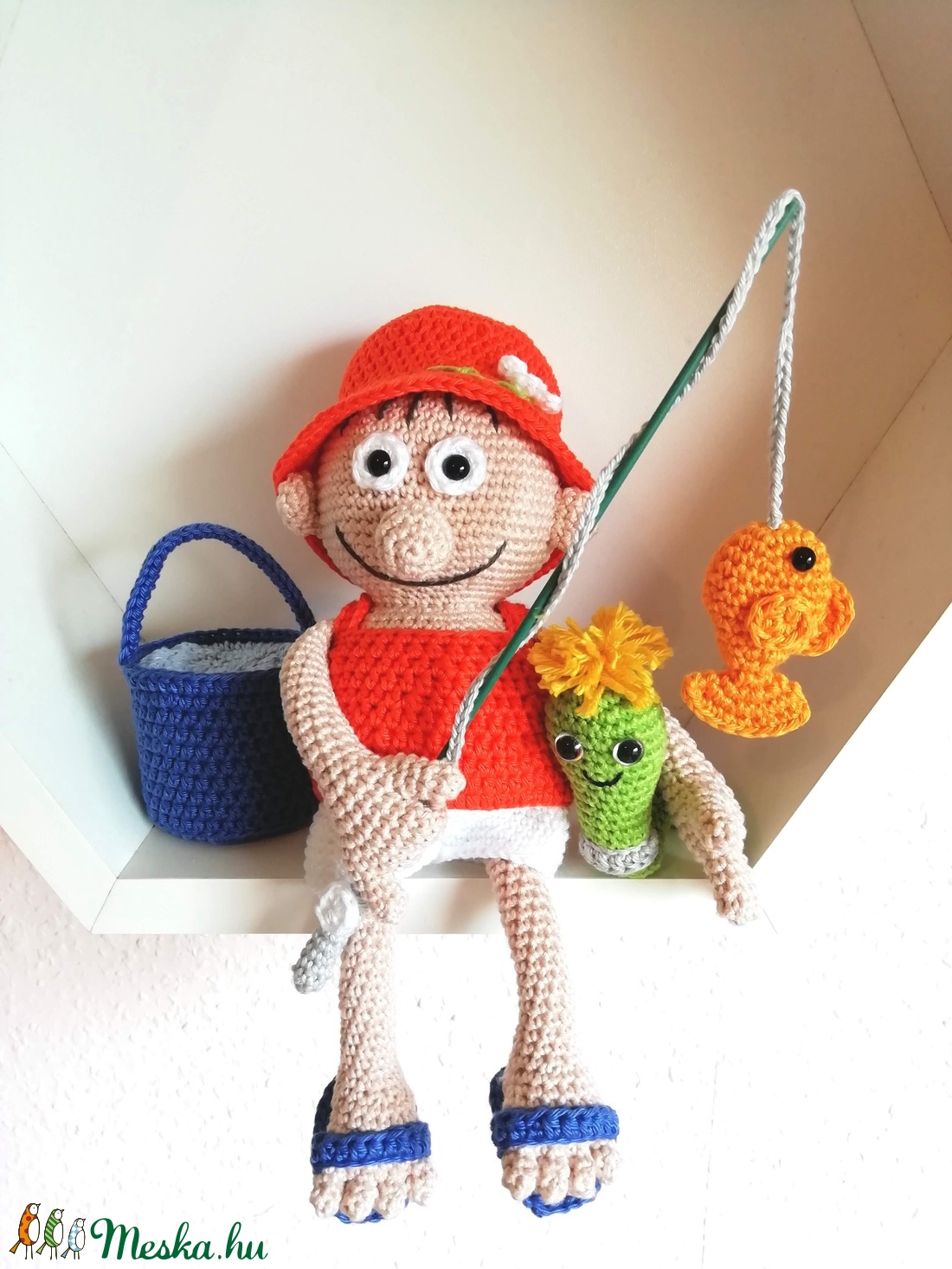 A nagy ho-ho-horgász amigurumi - játék & gyerek - Meska.hu A nagy ho-ho-horgász amigurumi - játék & gyerek - Meska.hu