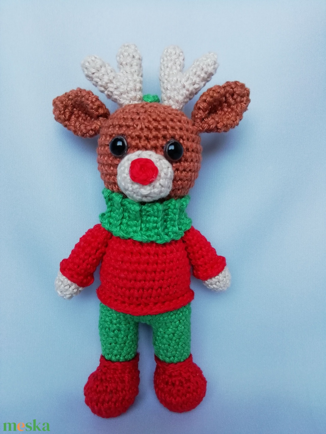 Rénszarvas amigurumi - játék & sport - plüssállat & játékfigura - más figura - Meska.hu Rénszarvas amigurumi - játék & sport - plüssállat & játékfigura - más figura - Meska.hu