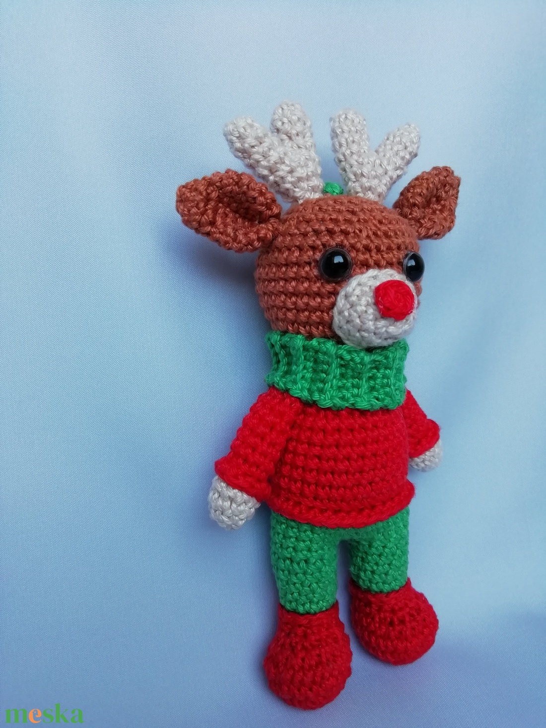 Rénszarvas amigurumi - játék & sport - plüssállat & játékfigura - más figura - Meska.hu Rénszarvas amigurumi - játék & sport - plüssállat & játékfigura - más figura - Meska.hu