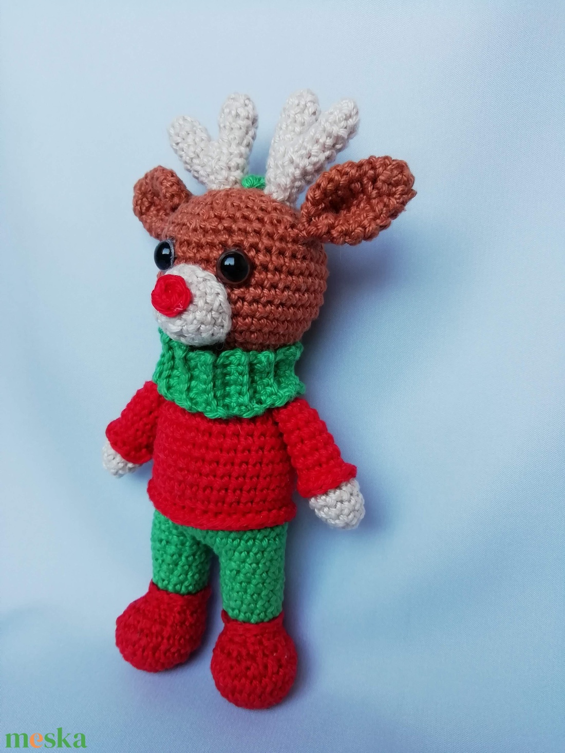 Rénszarvas amigurumi - játék & sport - plüssállat & játékfigura - más figura - Meska.hu Rénszarvas amigurumi - játék & sport - plüssállat & játékfigura - más figura - Meska.hu