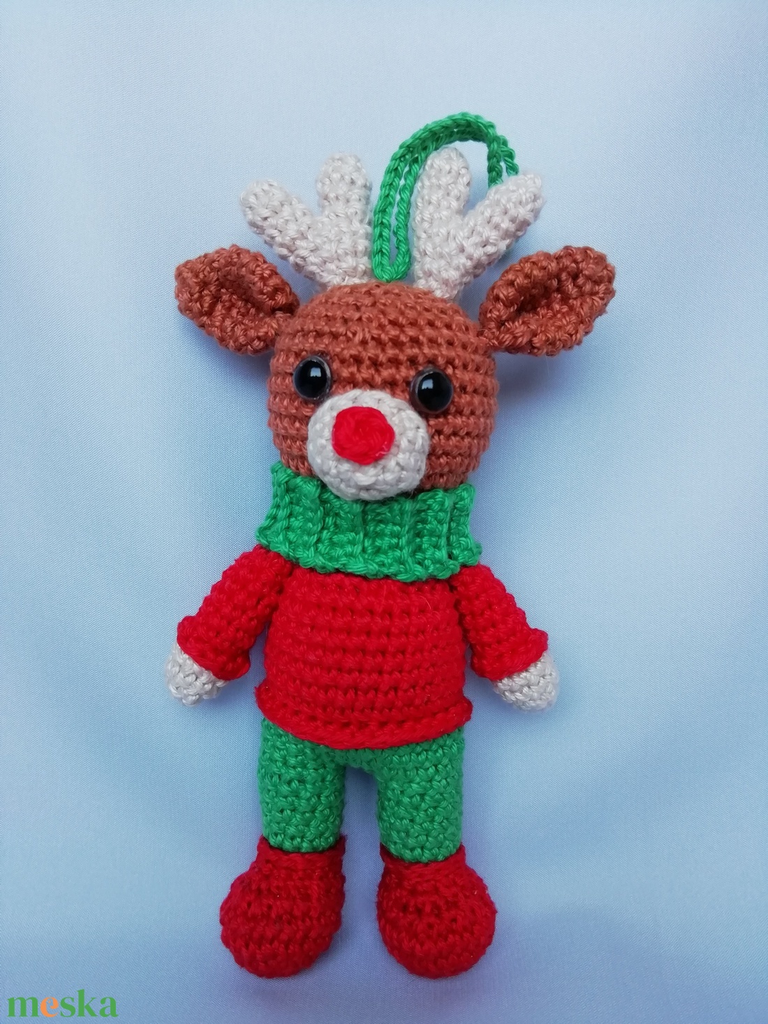Rénszarvas amigurumi - játék & sport - plüssállat & játékfigura - más figura - Meska.hu Rénszarvas amigurumi - játék & sport - plüssállat & játékfigura - más figura - Meska.hu