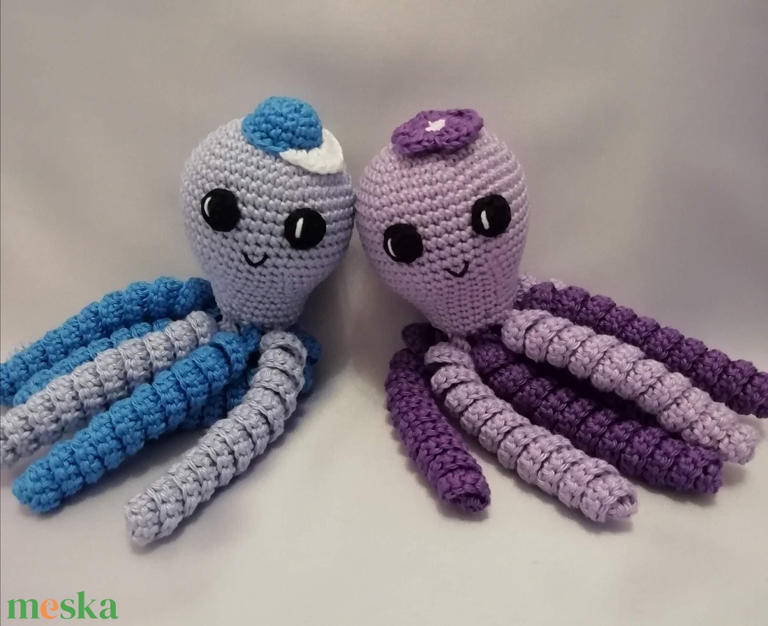 Horgolt Huncutka polip - játék & sport - plüssállat & játékfigura - polip - Meska.hu Horgolt Huncutka polip - játék & sport - plüssállat & játékfigura - polip - Meska.hu