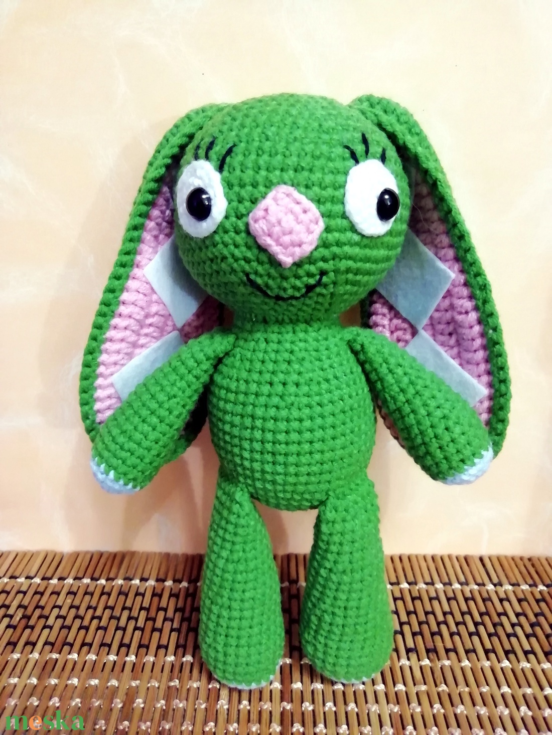 Amigurumi Kockás fülű nyúl - játék & sport - plüssállat & játékfigura - nyuszi - Meska.hu Amigurumi Kockás fülű nyúl - játék & sport - plüssállat & játékfigura - nyuszi - Meska.hu