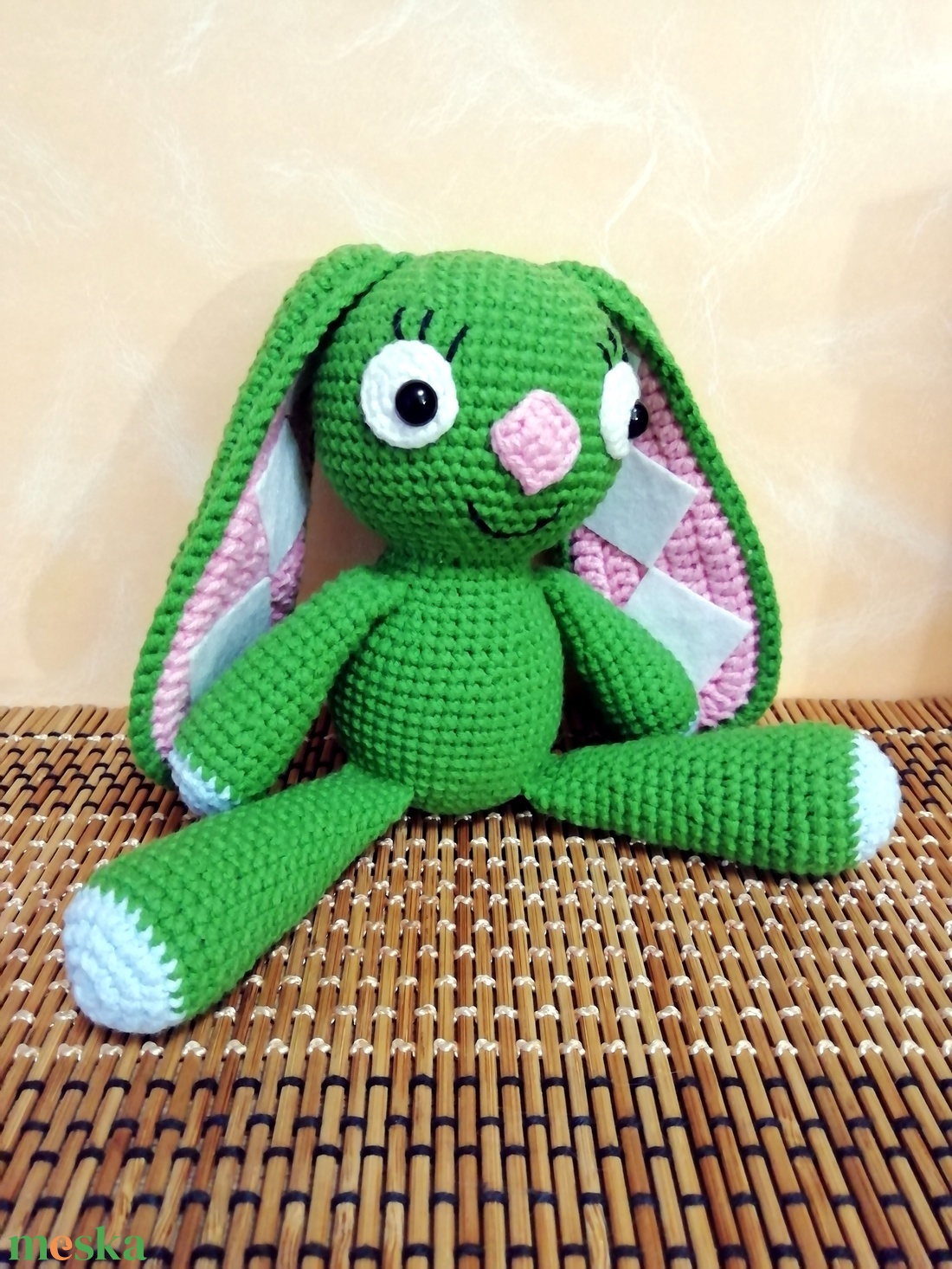 Amigurumi Kockás fülű nyúl - játék & sport - plüssállat & játékfigura - nyuszi - Meska.hu Amigurumi Kockás fülű nyúl - játék & sport - plüssállat & játékfigura - nyuszi - Meska.hu