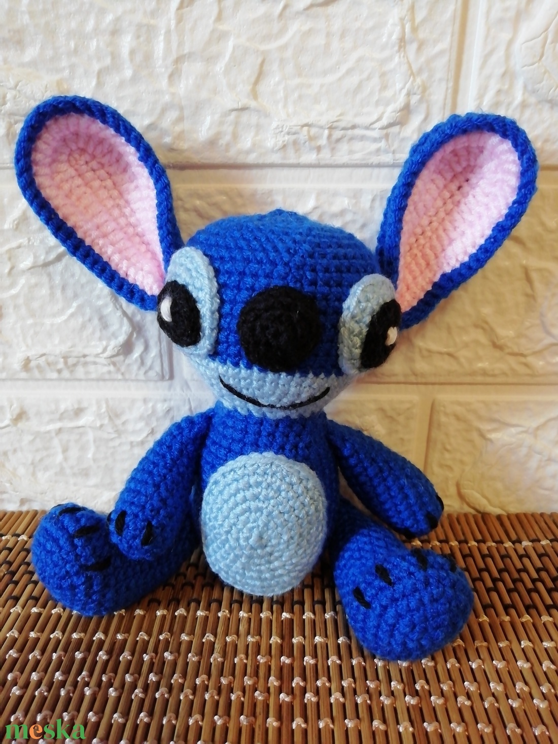 Horgolt Stitch az űrkutya - játék & sport - plüssállat & játékfigura - kutya - Meska.hu