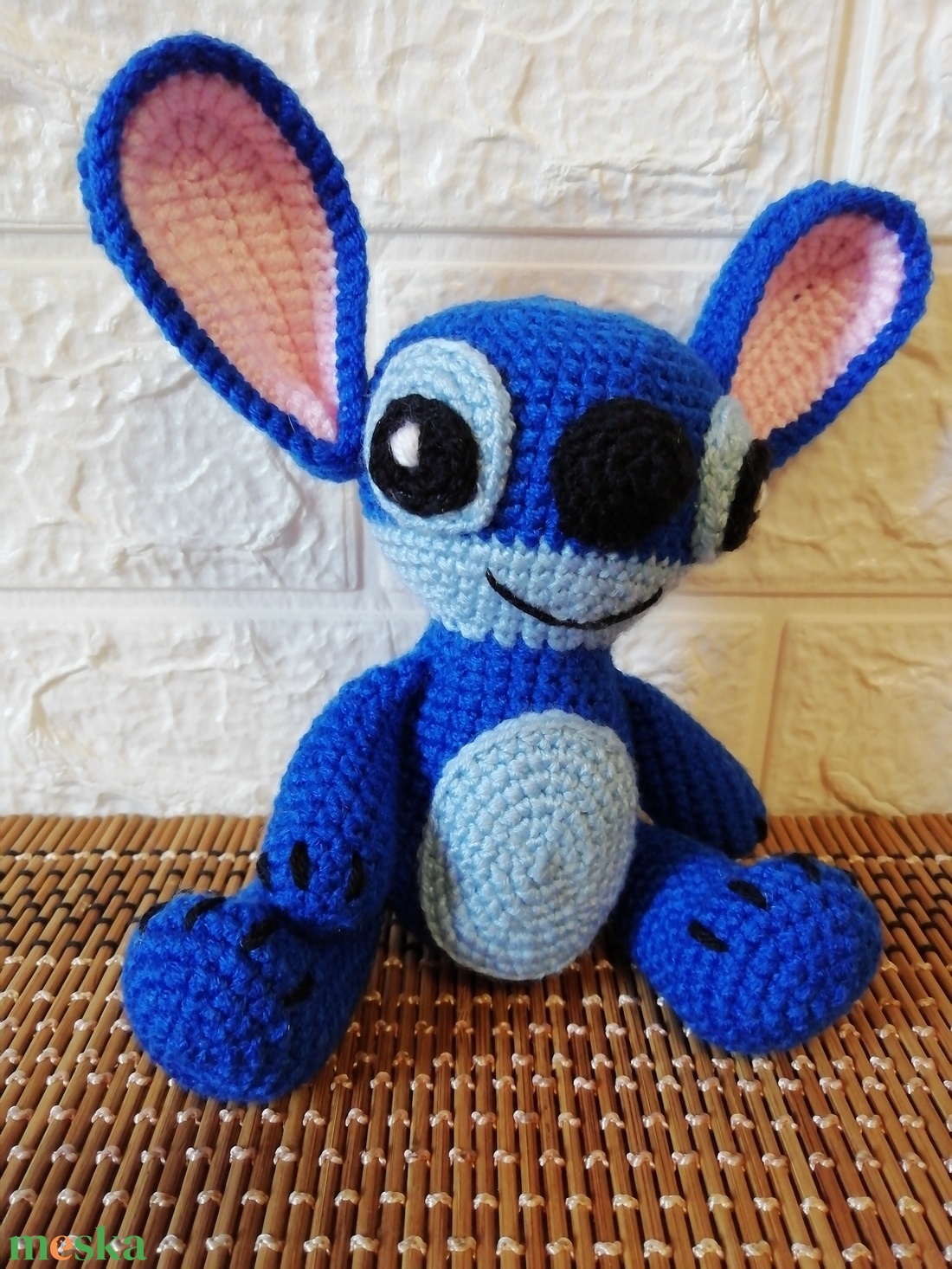 Horgolt Stitch az űrkutya - játék & sport - plüssállat & játékfigura - kutya - Meska.hu