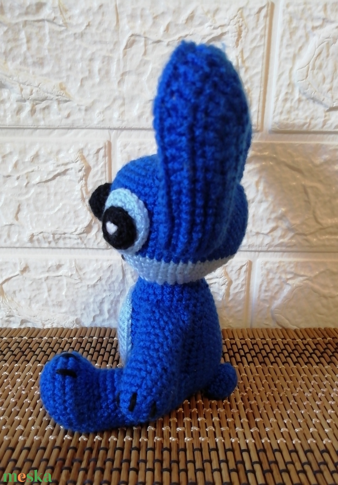 Horgolt Stitch az űrkutya - játék & sport - plüssállat & játékfigura - kutya - Meska.hu