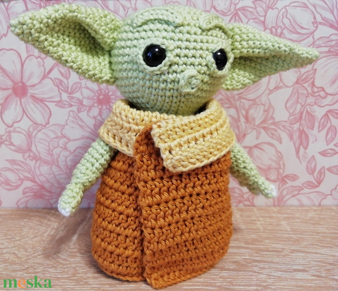 Horgolt Baby Yoda  - játék & sport - plüssállat & játékfigura - ember - Meska.hu