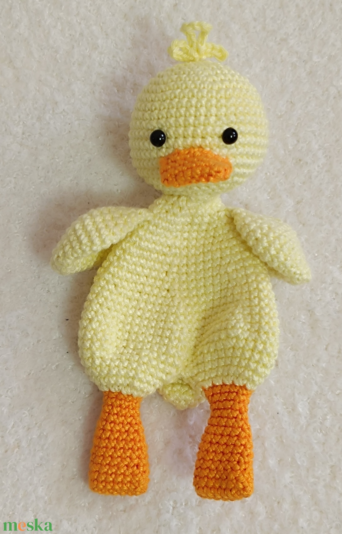 Kacsa szundipajti - baba - mama - baba játékok - szundikendő, alvóka - Meska.hu