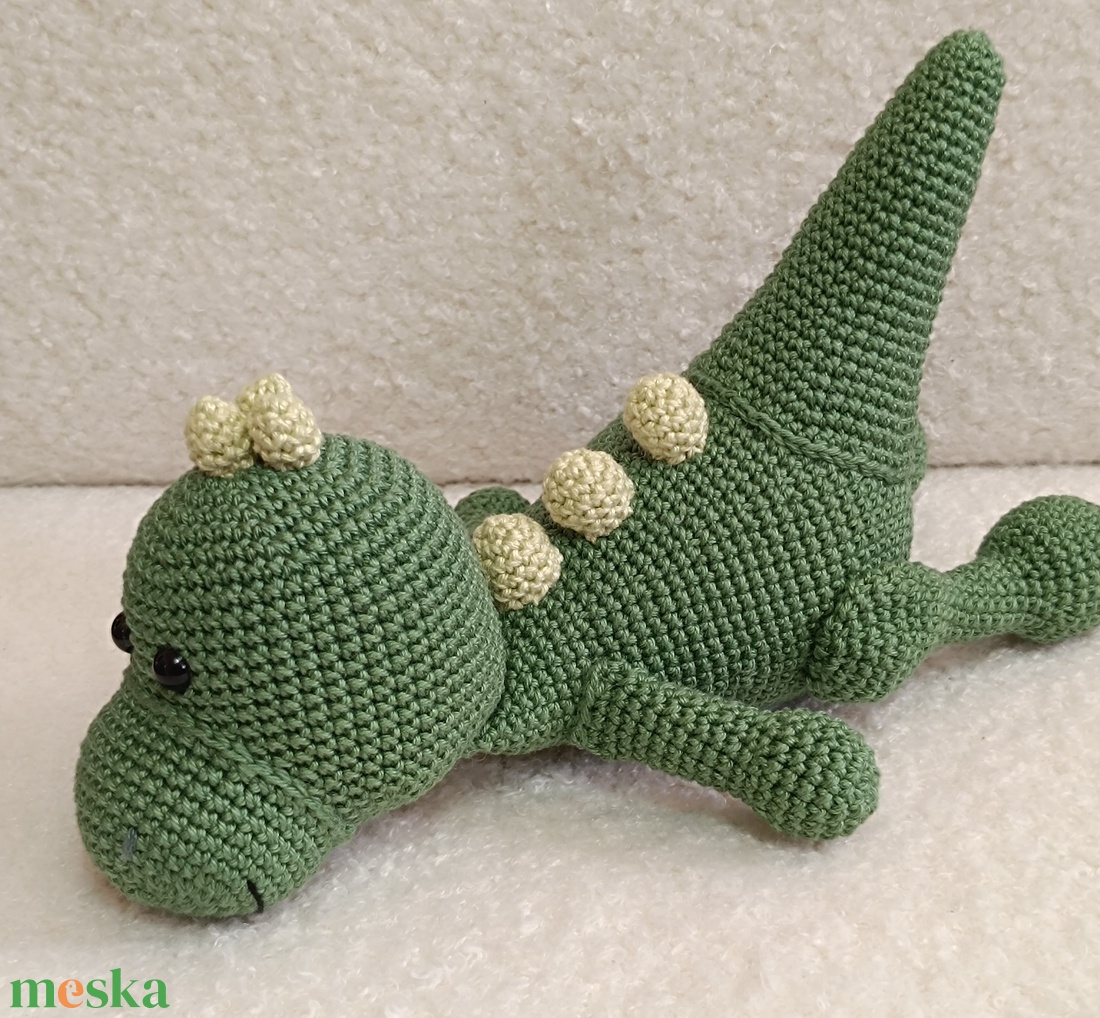 Horgolt dinoszaurusz figura - játék & sport - plüssállat & játékfigura - plüss dínók - Meska.hu