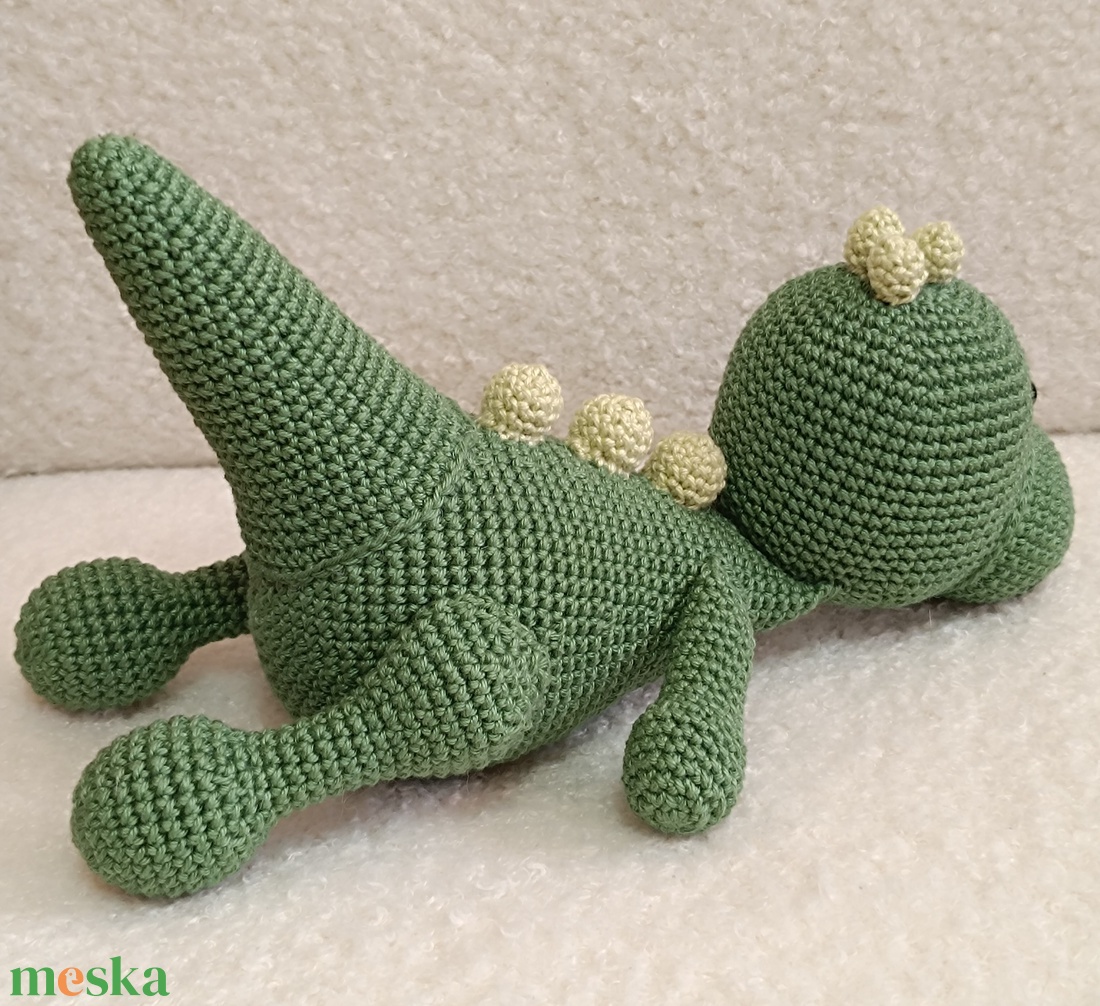 Horgolt dinoszaurusz figura - játék & sport - plüssállat & játékfigura - plüss dínók - Meska.hu