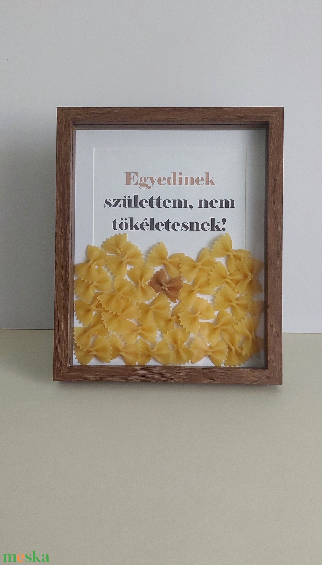 3D Tészta képek Egyedinek születtem, nem tökéletesnek! - otthon & életmód - dekoráció - kép & falikép - 3d képek - Meska.hu