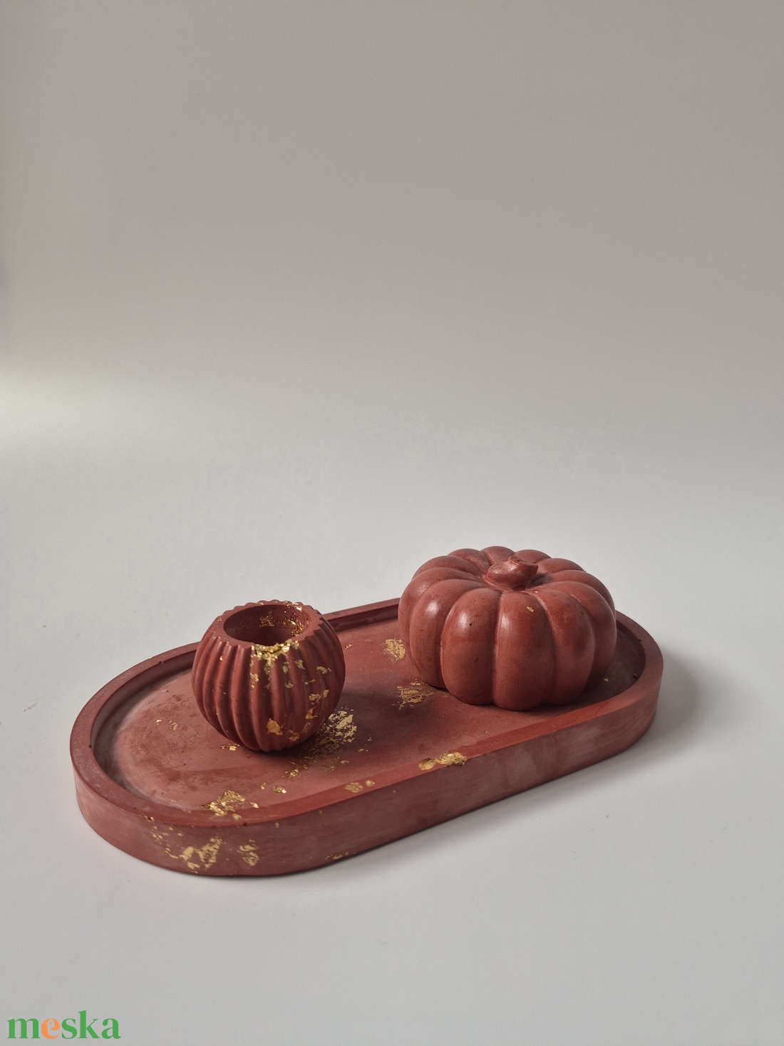 Őszi tök dekorációs szett - otthon & életmód - dekoráció - asztal és polc dekoráció - asztaldísz - Meska.hu