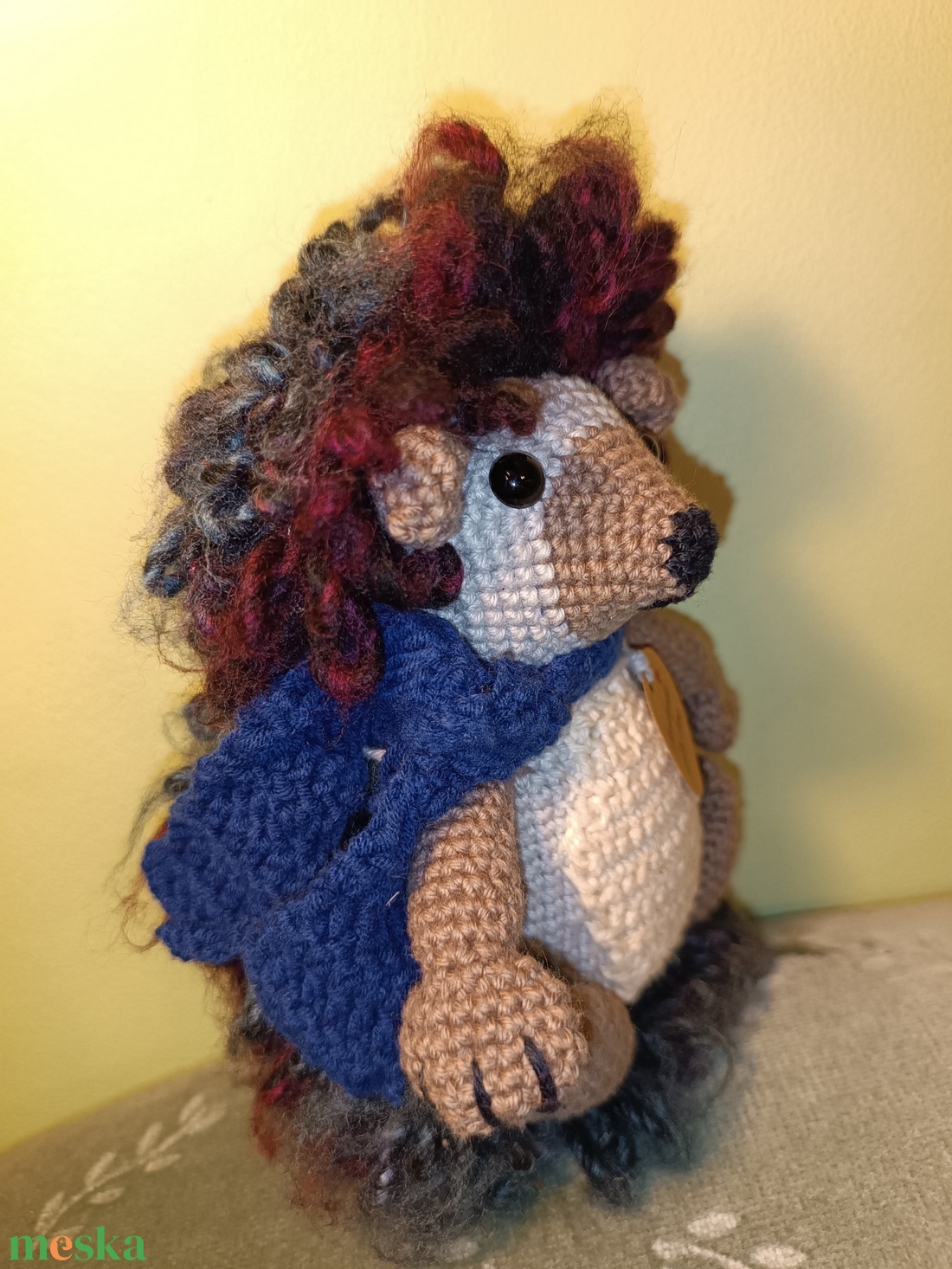 Süni - játék & sport - plüssállat & játékfigura - süni - Meska.hu