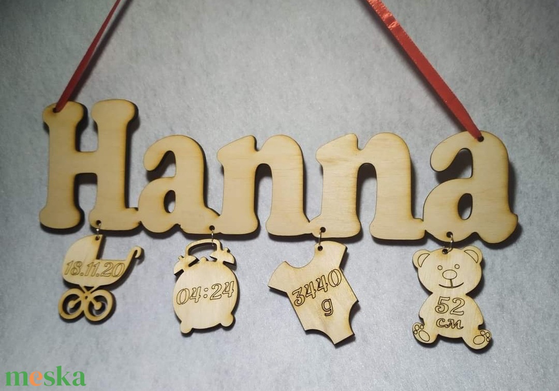 Születési adatok neves tábla - otthon & életmód - babaszoba, gyerekszoba - babaszoba, gyerekszoba - Meska.hu