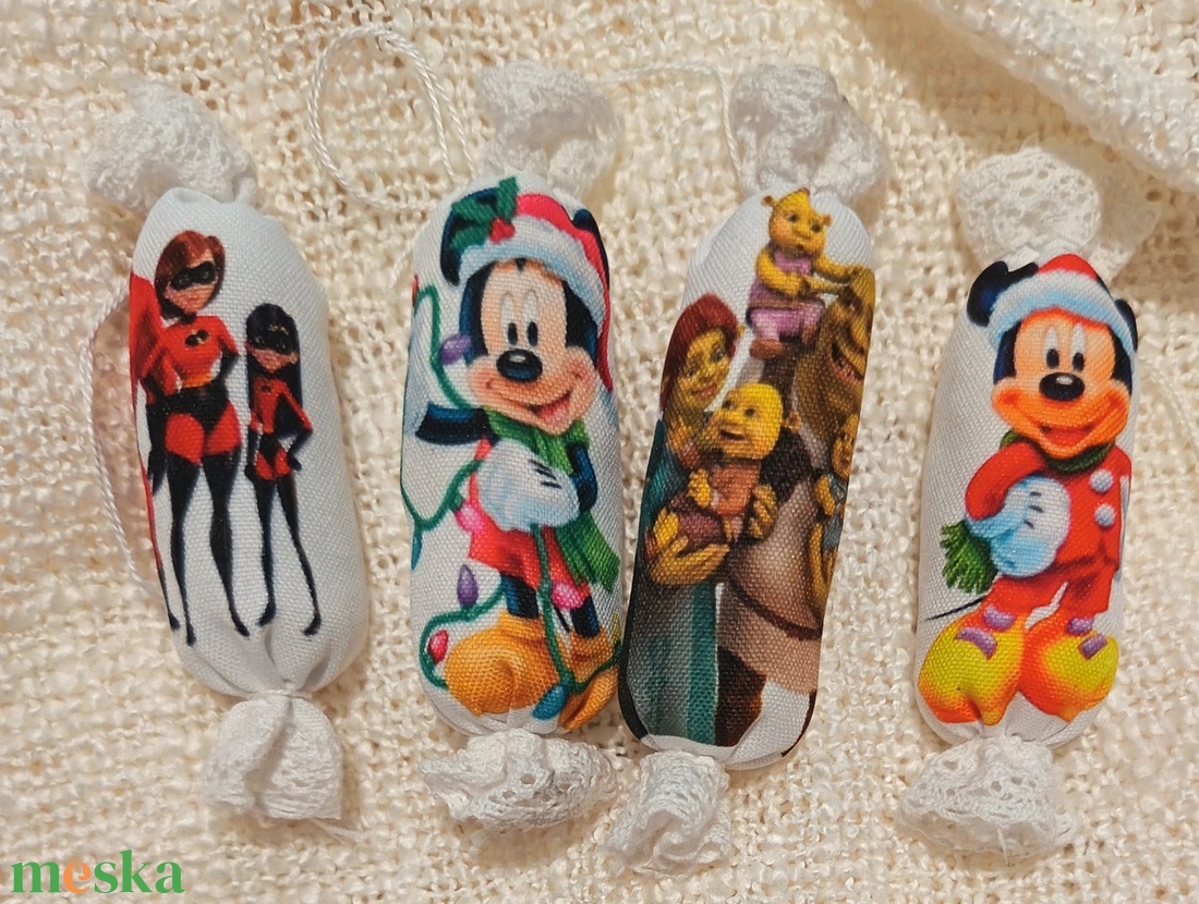 Textil szaloncukor - karácsony - karácsonyi lakásdekoráció - karácsonyfadíszek - Meska.hu Textil szaloncukor - karácsony - karácsonyi lakásdekoráció - karácsonyfadíszek - Meska.hu
