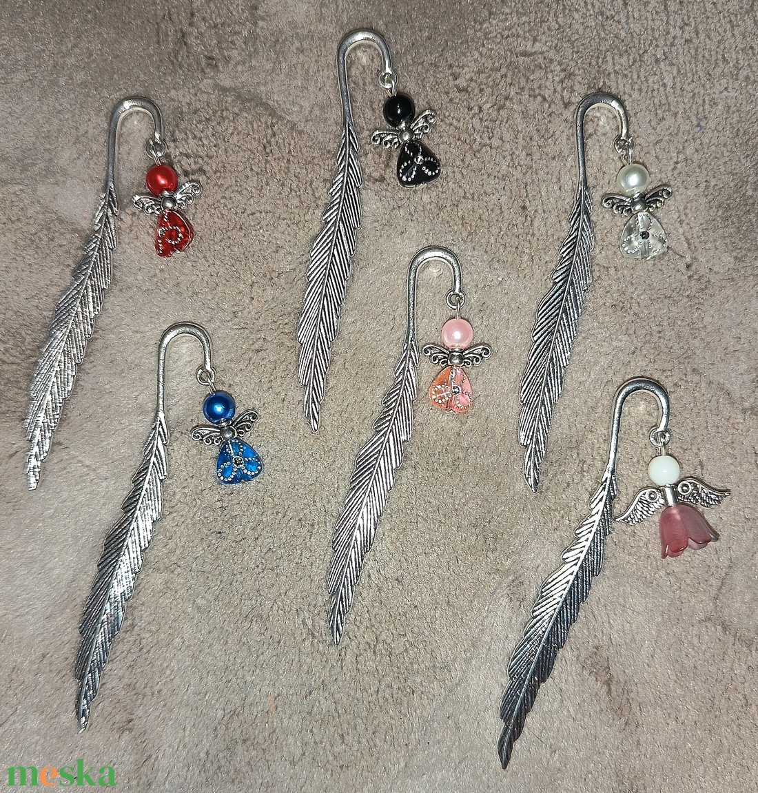 Angyalos könyvjelző  - könyv & zene - könyvjelző - Meska.hu