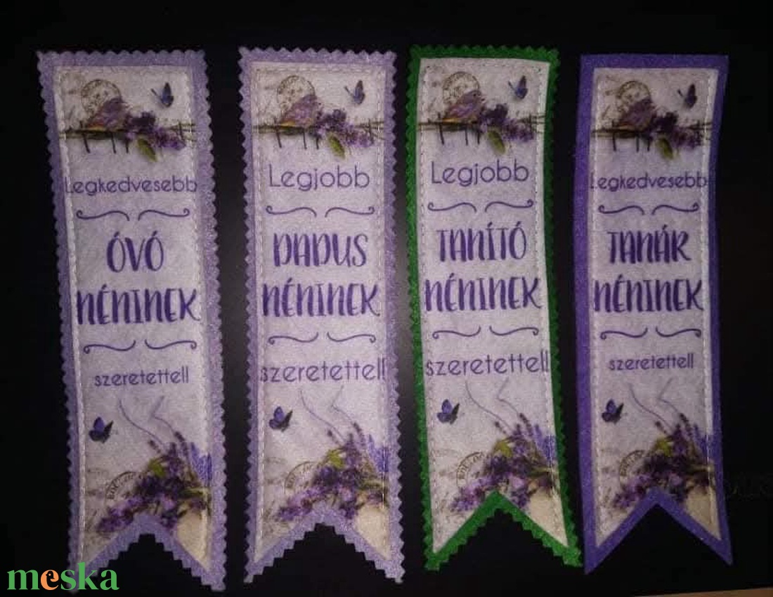 Filc könyvjelző  - otthon & életmód - dekoráció - asztal és polc dekoráció - asztaldísz - Meska.hu