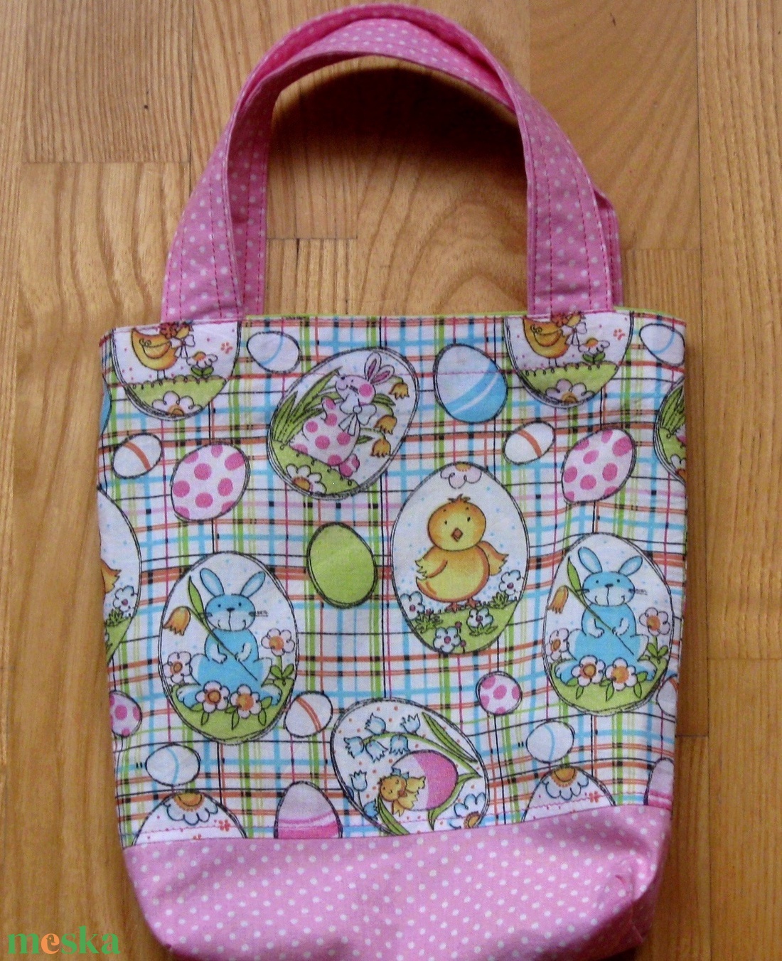 Kislány  táska, rózsaszín - táska & tok - bevásárlás & shopper táska - shopper, textiltáska, szatyor - Meska.hu