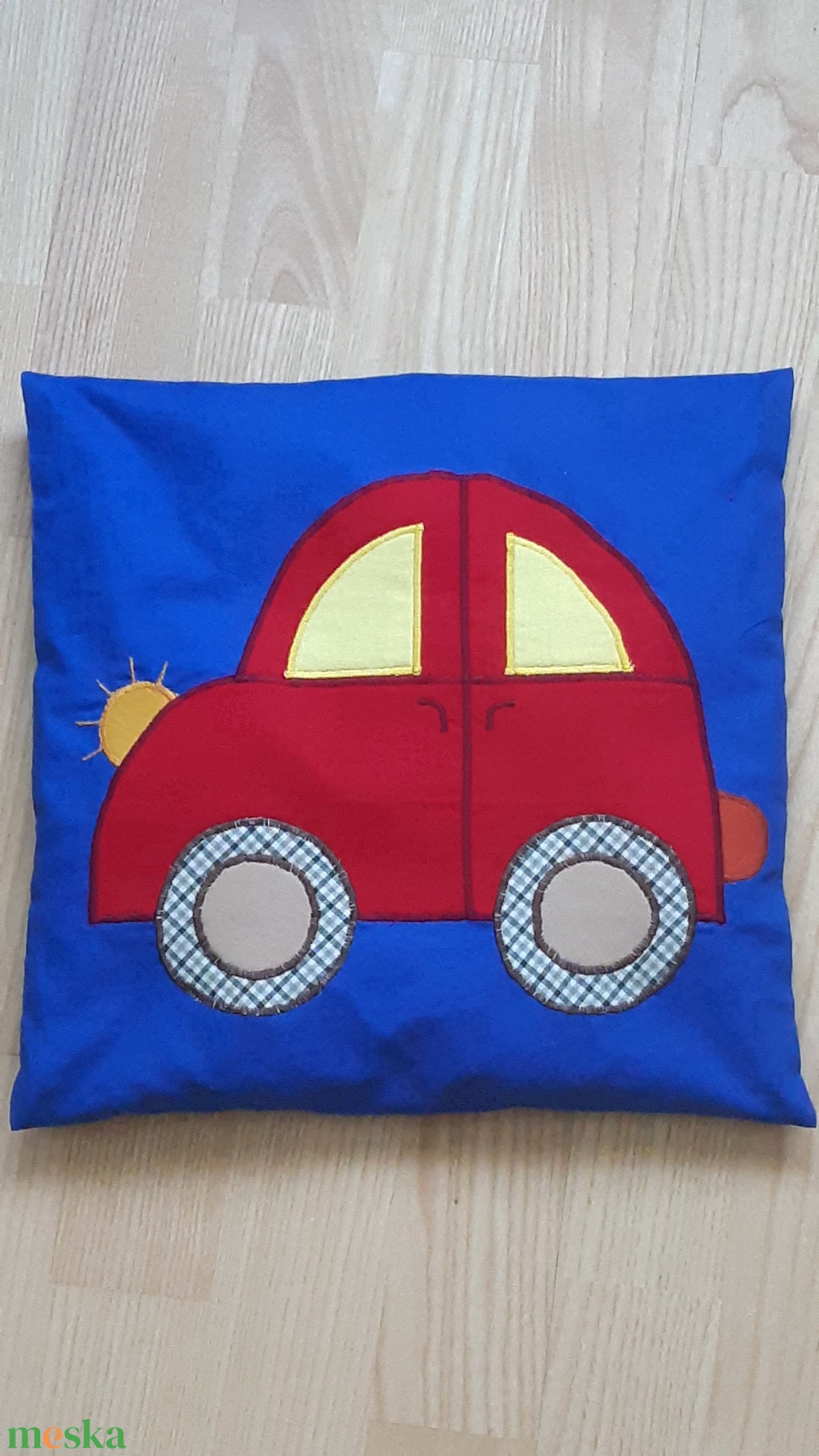 Autós párna - otthon & életmód - babaszoba, gyerekszoba - gyerek díszpárna - Meska.hu