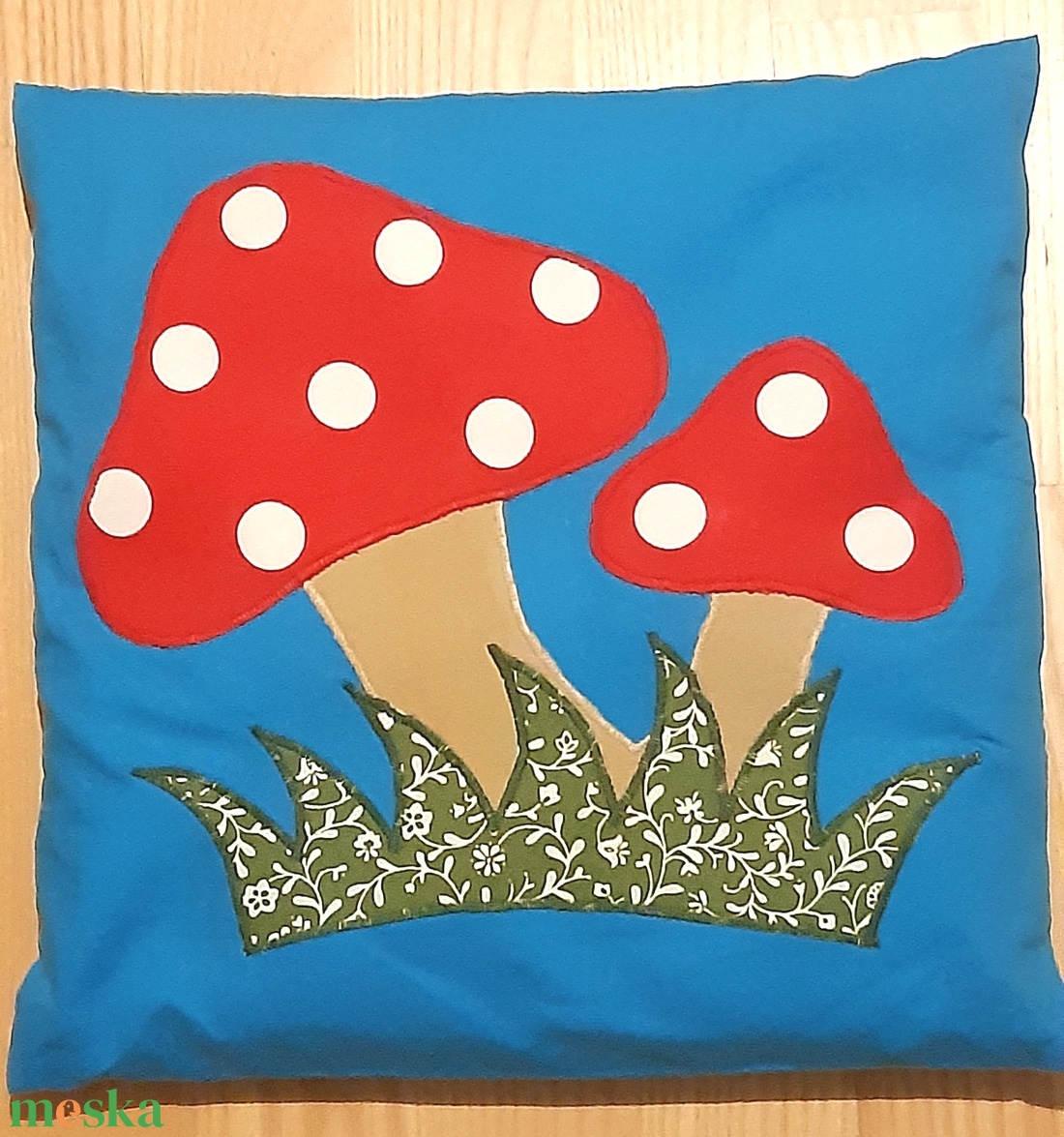 Gombás párna - otthon & életmód - babaszoba, gyerekszoba - babaszoba, gyerekszoba - Meska.hu