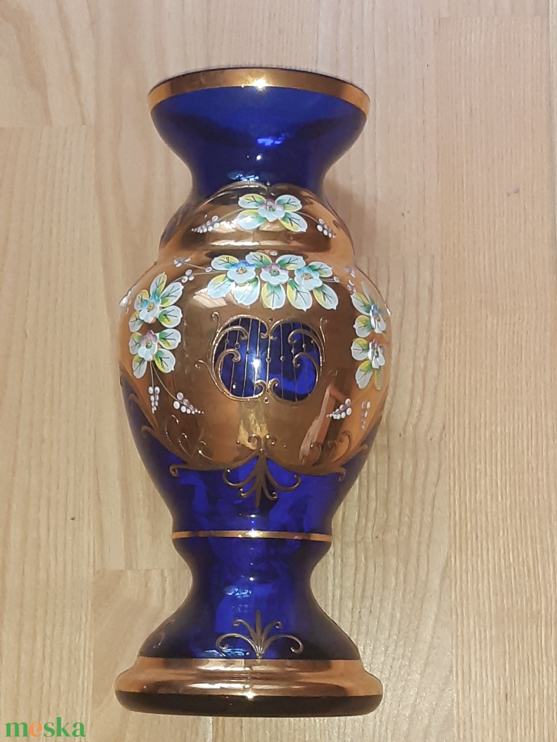 Bohemia váza 31 cm-es  - otthon & életmód - dekoráció - virágdísz és tartó - váza - Meska.hu