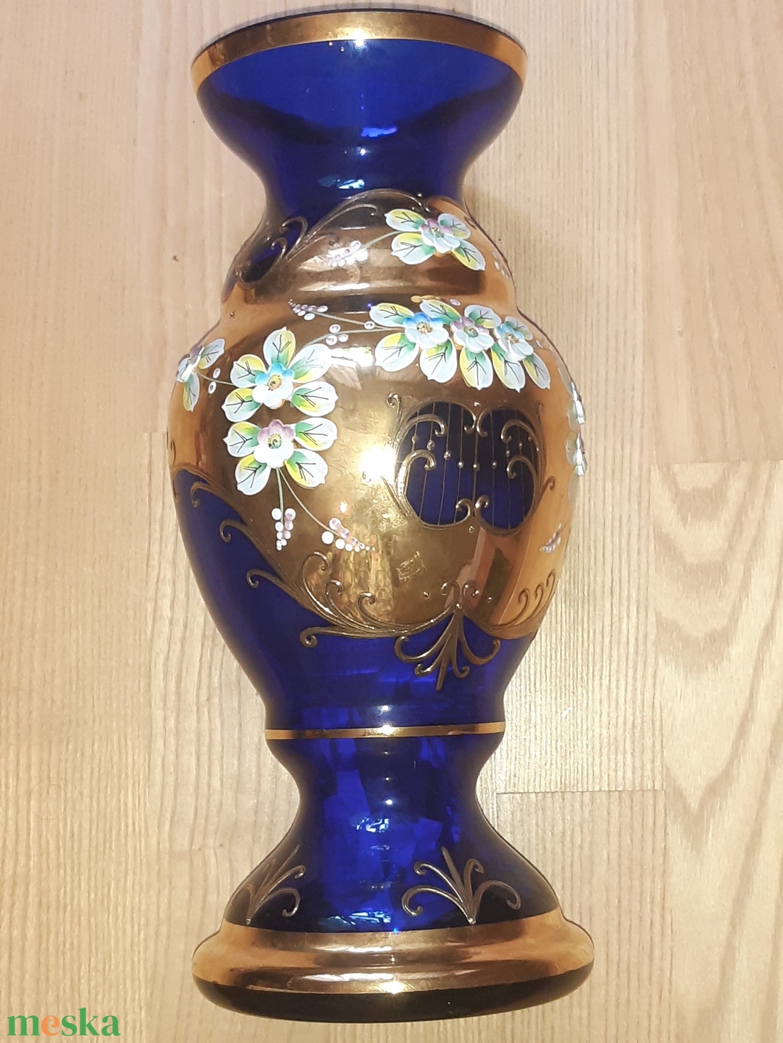 Bohemia váza 31 cm-es  - otthon & életmód - dekoráció - virágdísz és tartó - váza - Meska.hu