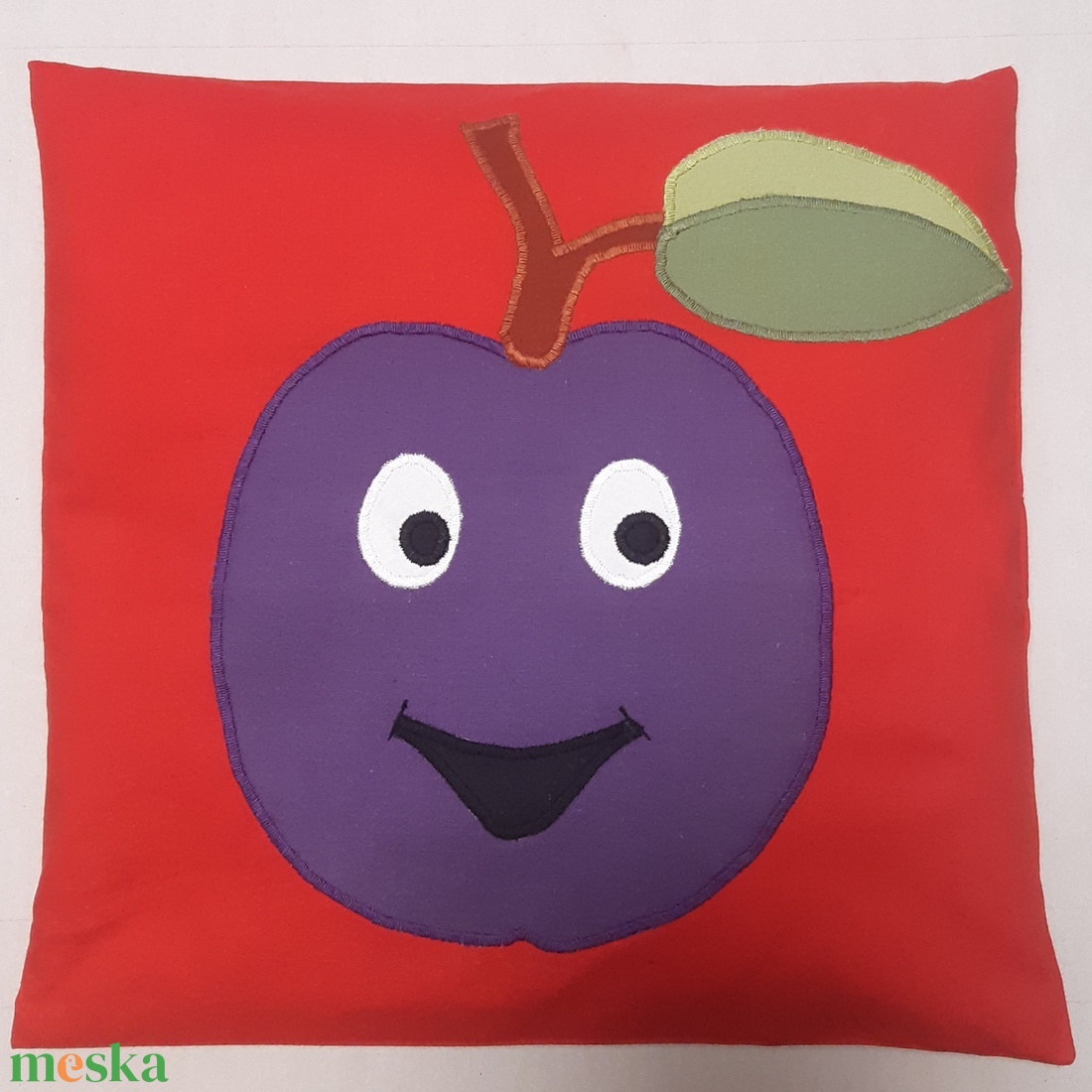 Szilvás párna - otthon & életmód - babaszoba, gyerekszoba - babaszoba, gyerekszoba - Meska.hu