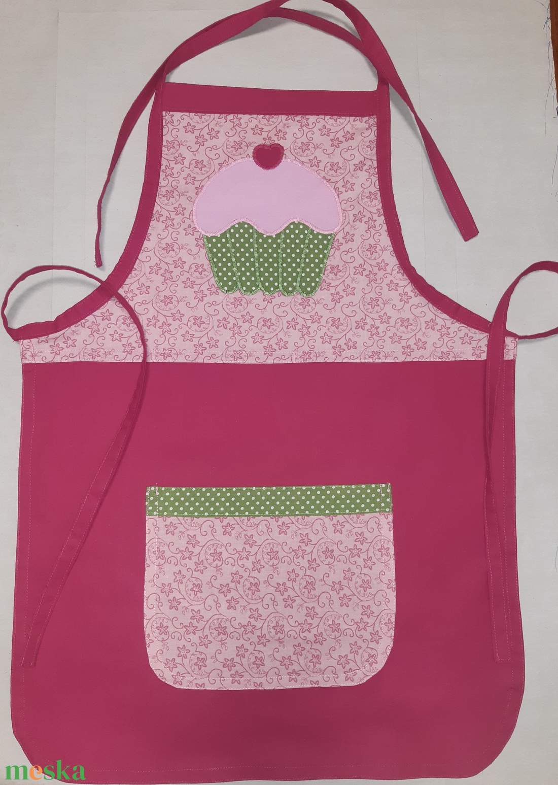 Muffinos kötény - otthon & életmód - konyhafelszerelés, tálalás - konyhai textil - kötény - Meska.hu